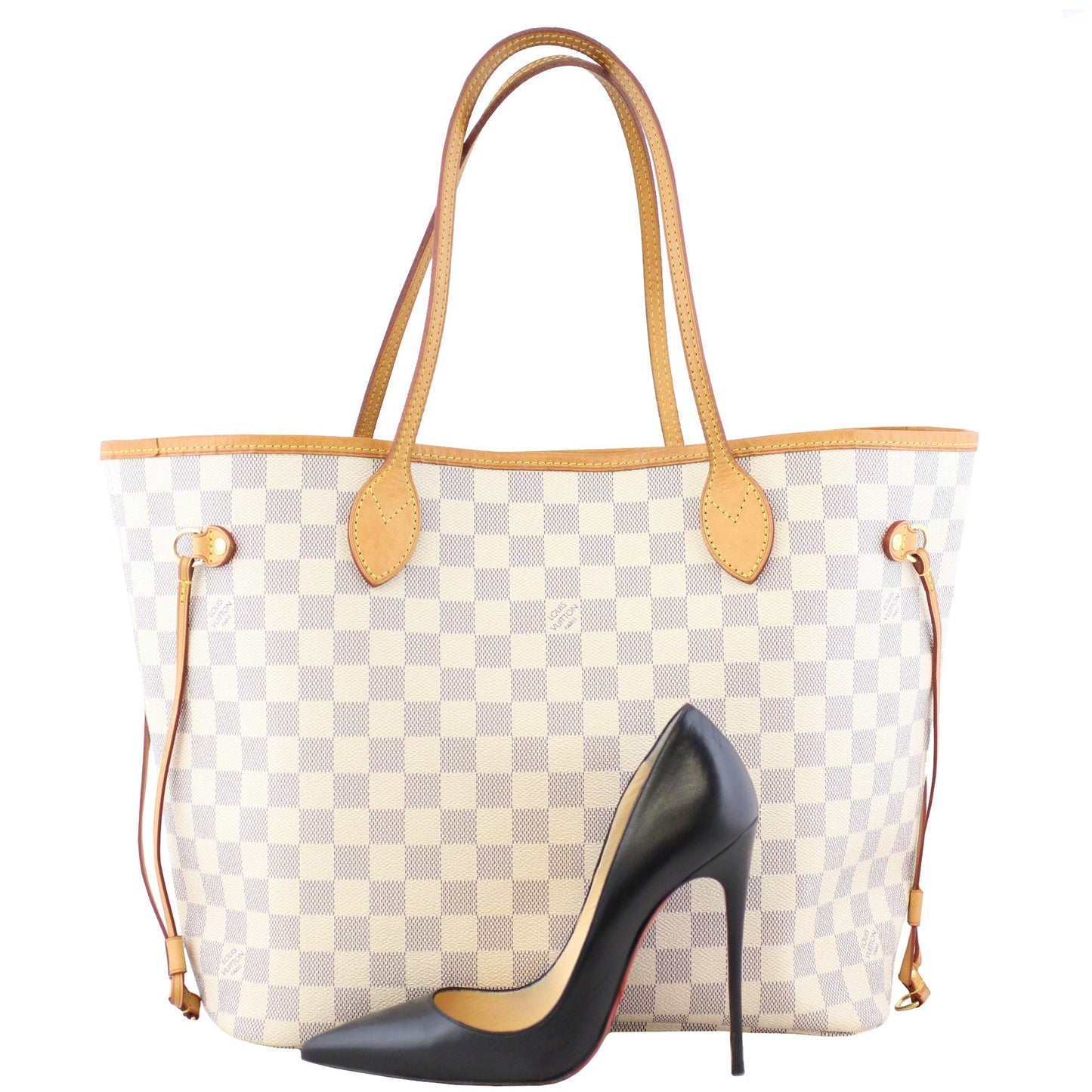 Louis Vuitton Neverfull MM Damier Azur Rose Ballerine