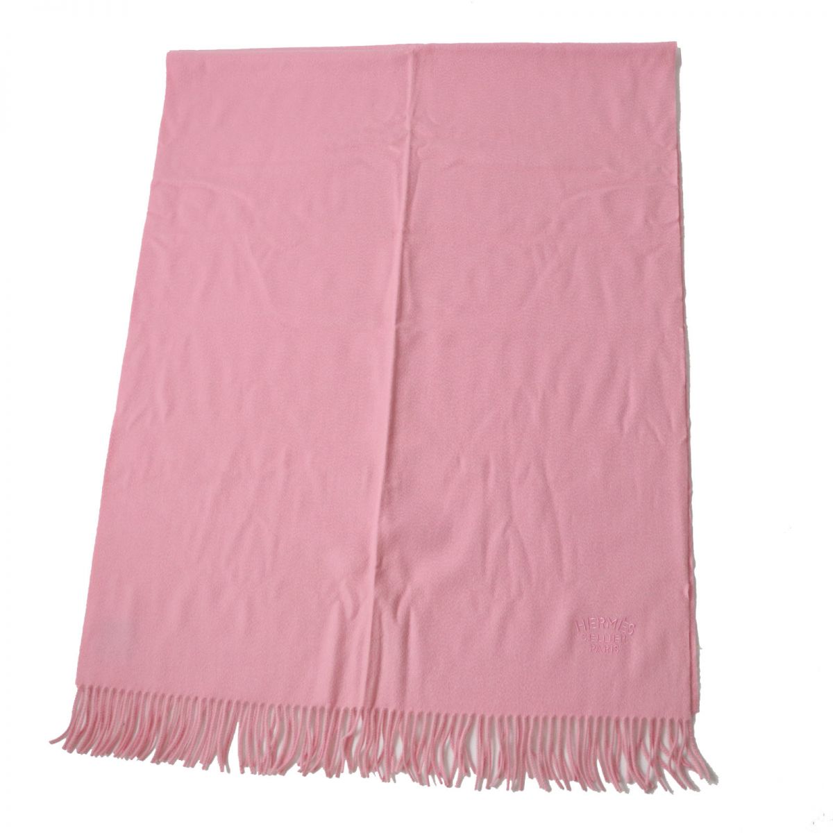 HERMES Stall Main: 100% cashmere Baby pink Women d