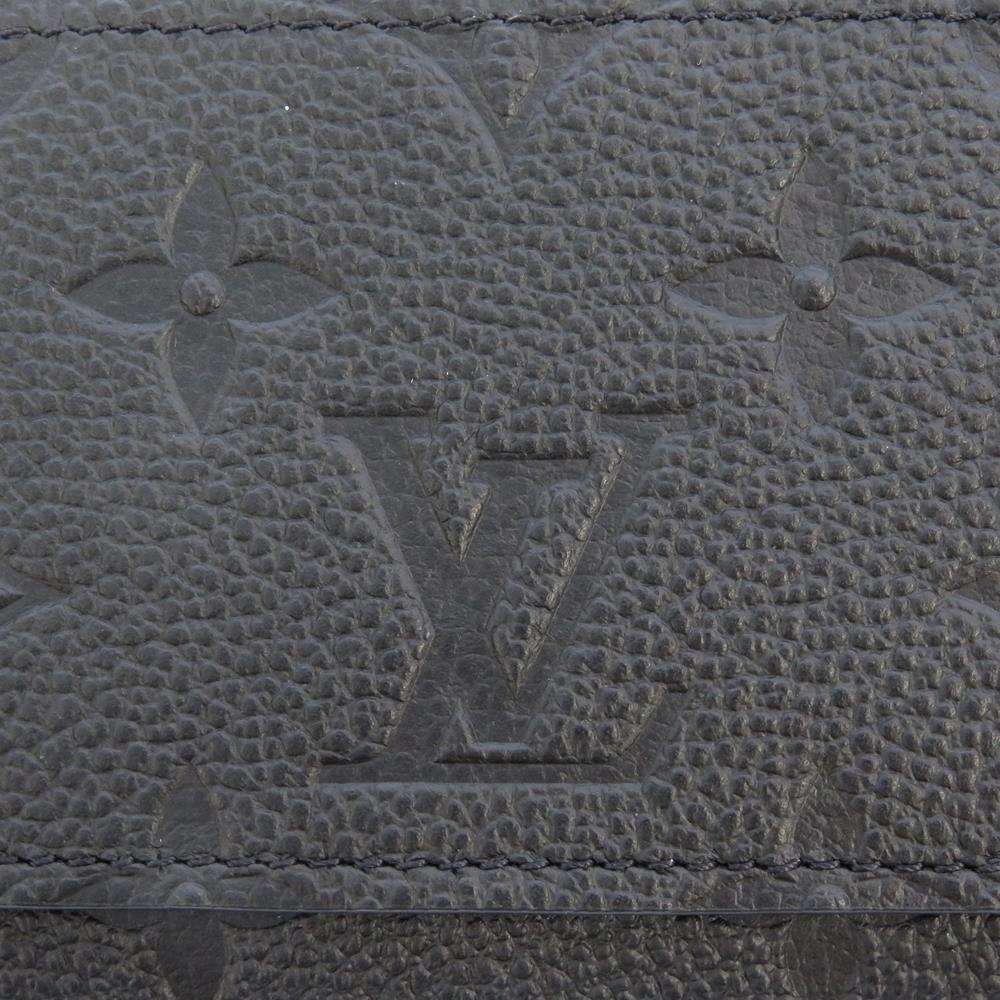 LOUIS VUITTON Portefeuille Clare NoirM80151 Monogram Empreinte Leather