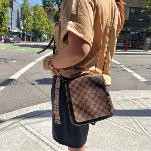 LOUIS VUITTON Damier Ebene M tte Salsa Bag