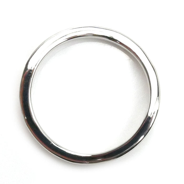 Chanel Ruban de Half Eternity Pt950 Platinum Diamond Ring Size 51