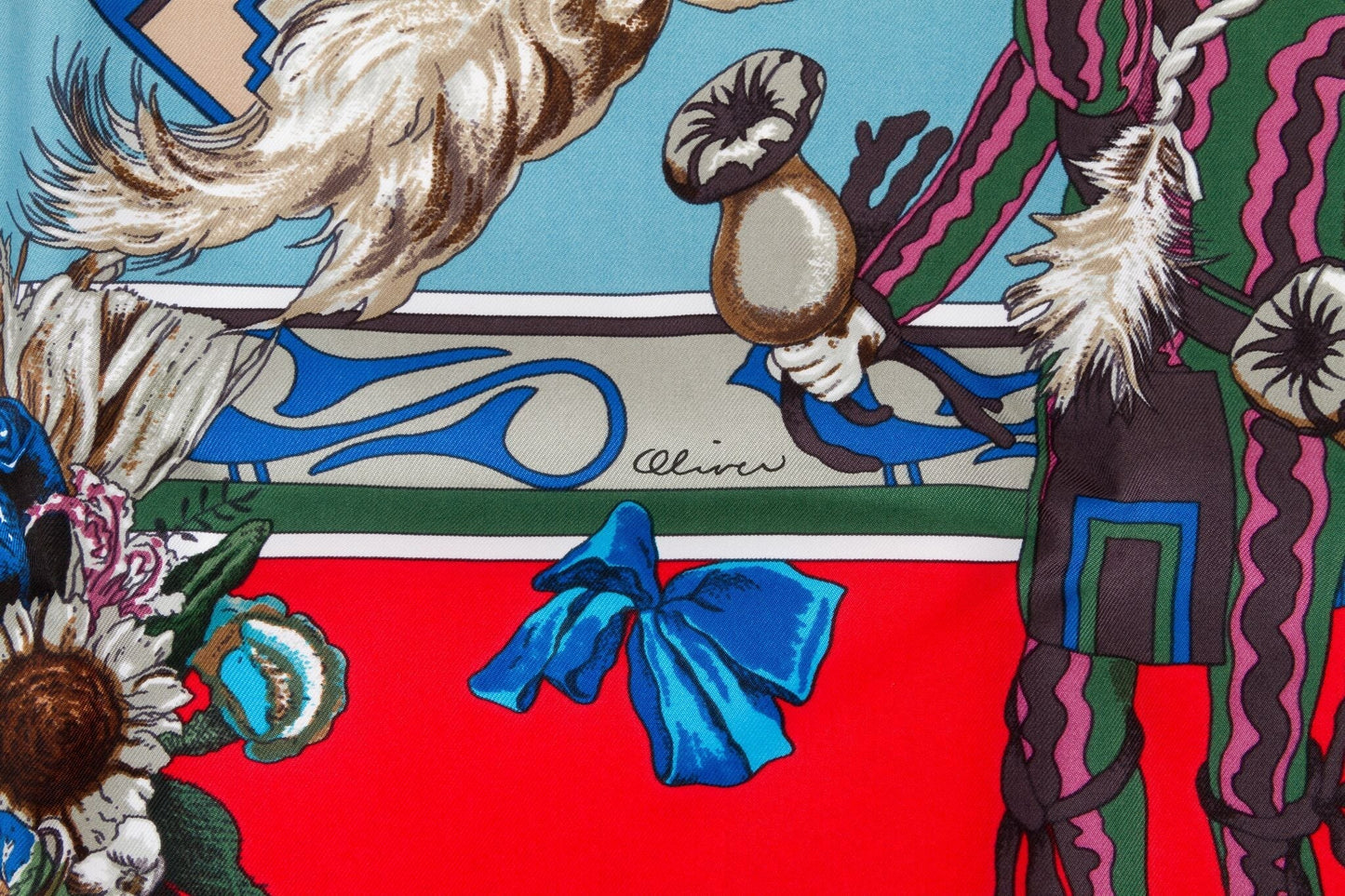 Hermes Silk Pointe Kachinas Shawl