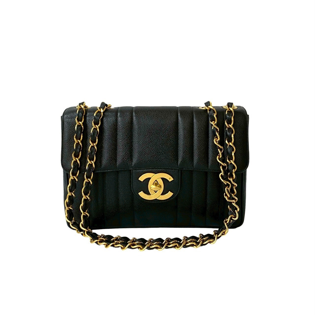 Chanel Mademoiselle Caviar Leather Shoulder Bag