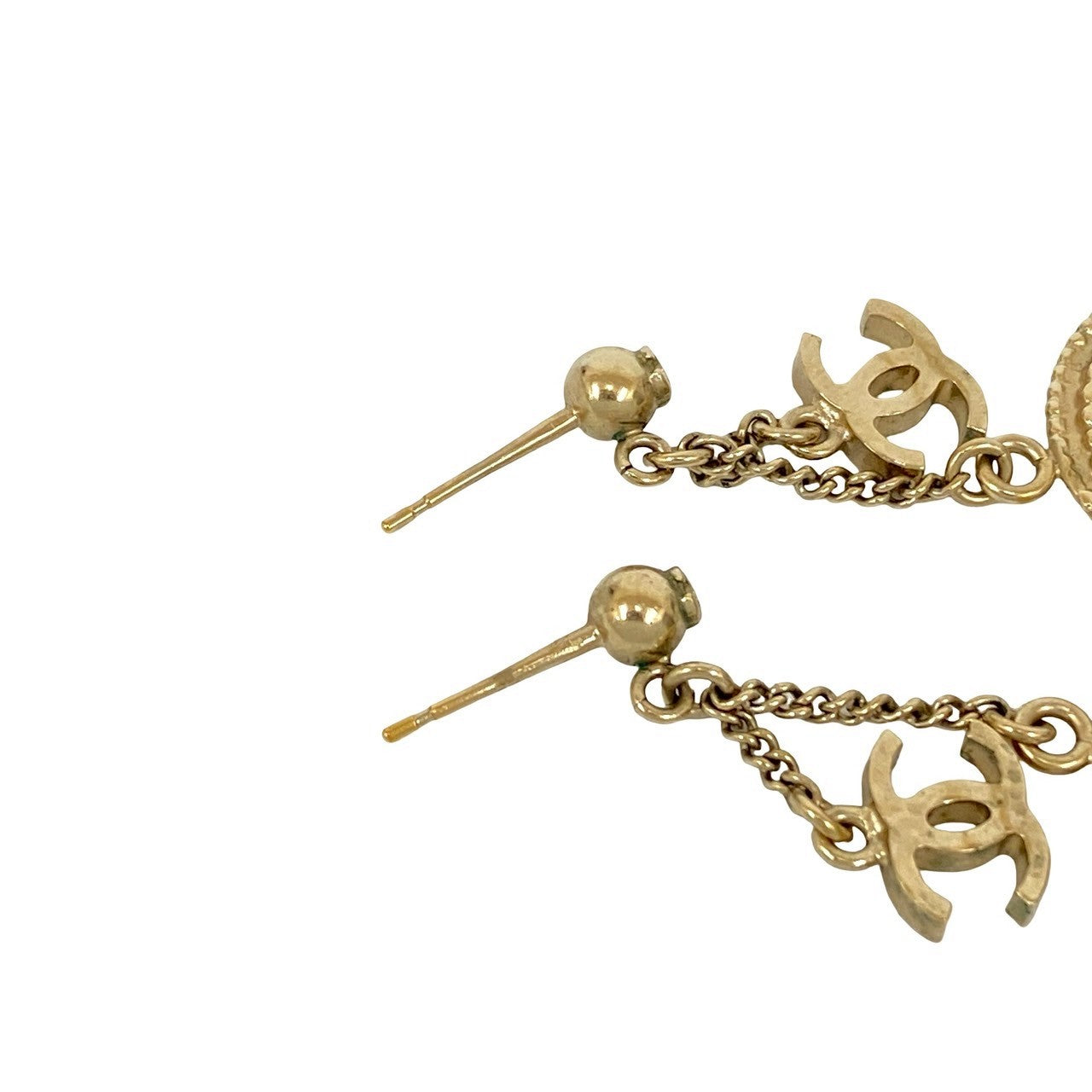 Chanel Coco Mark Coin Earrings