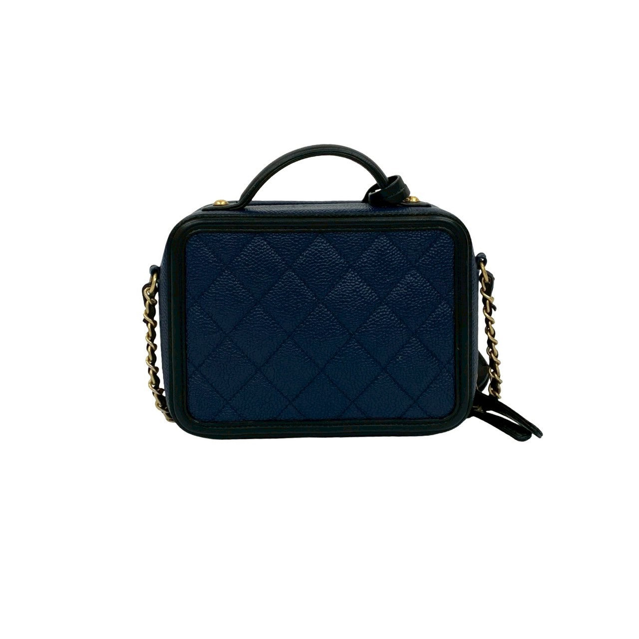 Chanel CC Filigree Caviar Skin 2way Handbag