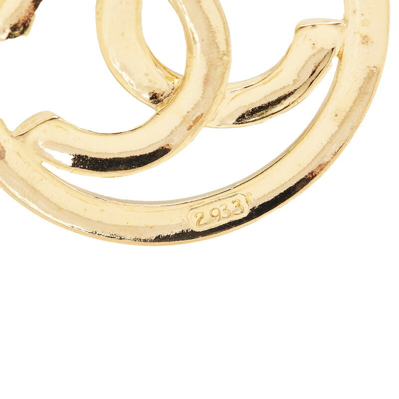 Chanel Coco Mark Round Earrings