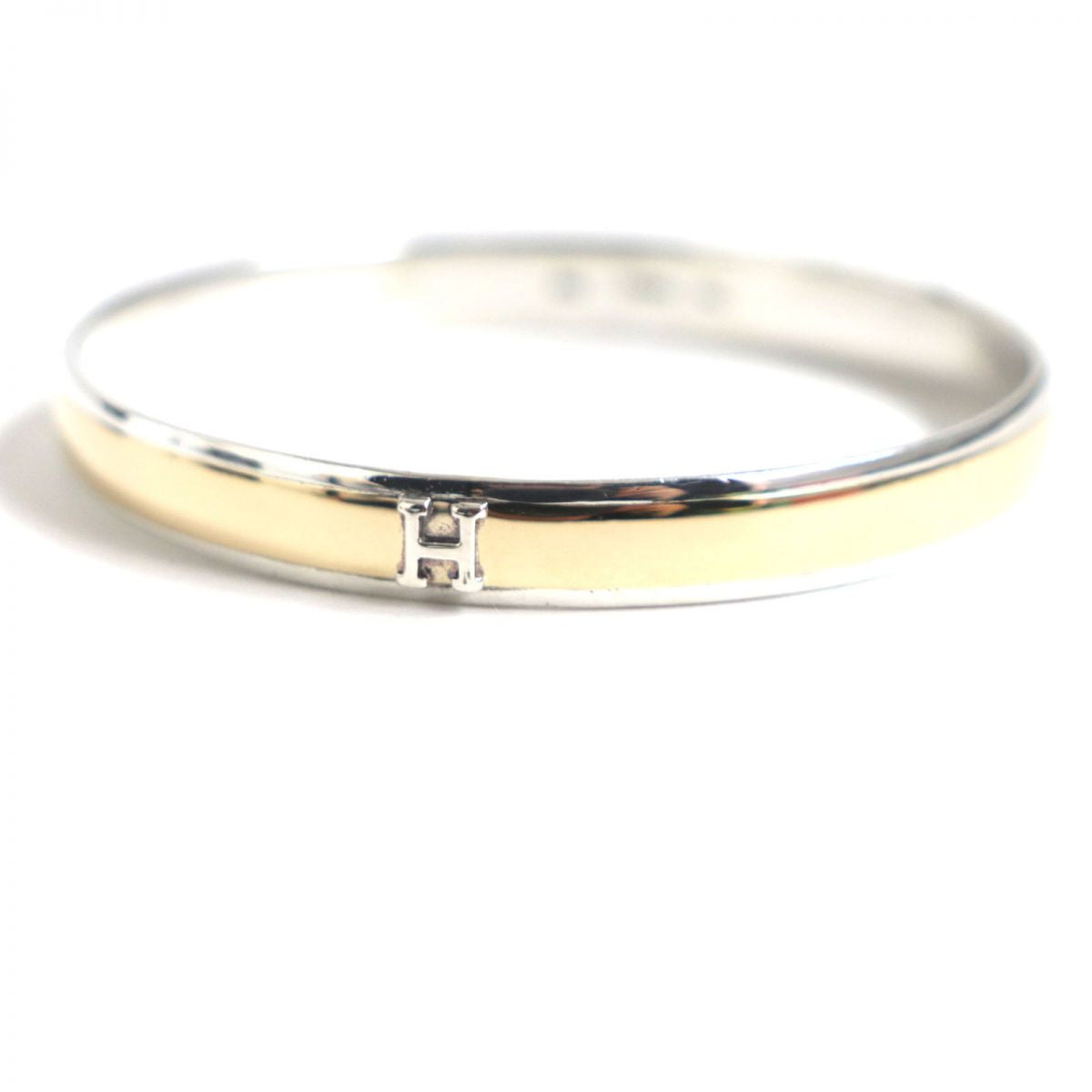 HERMES bracelet Main?F750 , Main?FSV925 Gold x Silver mens d