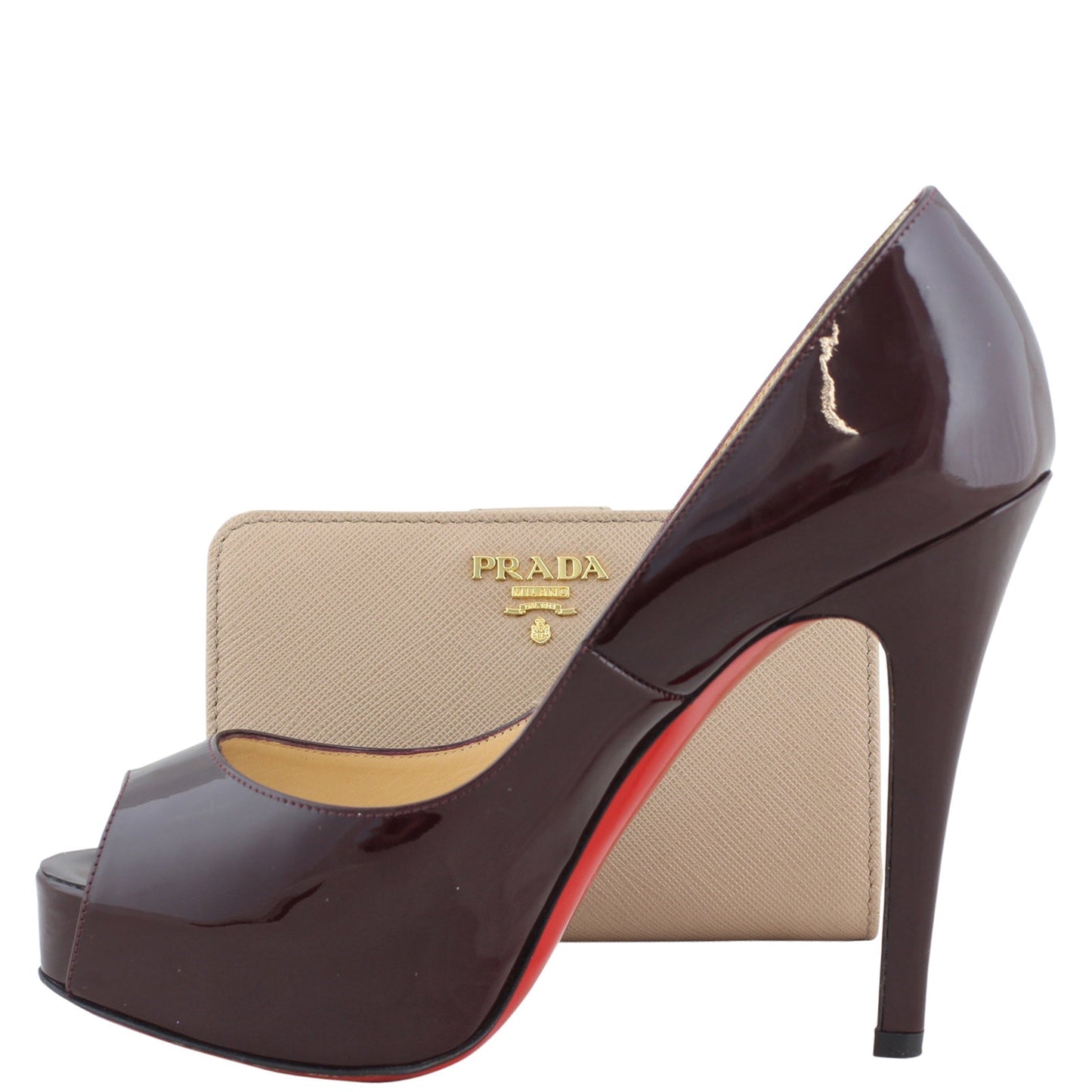 Prada Saffiano Multicolour Compact Wallet