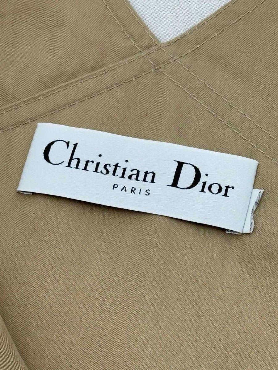CHRISTIAN DIOR Dragon Beige & Green Overalls