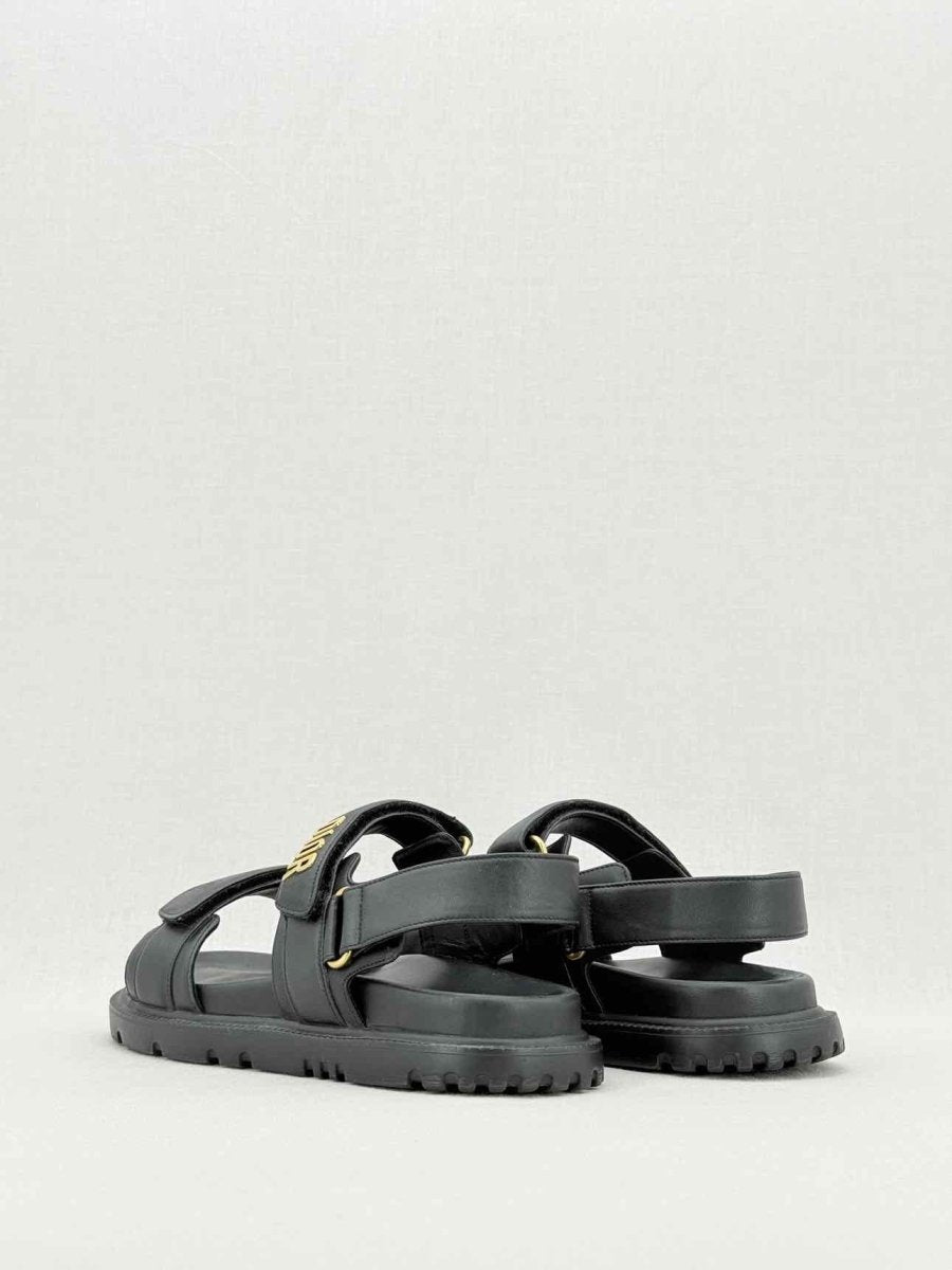 CHRISTIAN DIOR DiorAct Black Size EU 38.5 Sandals
