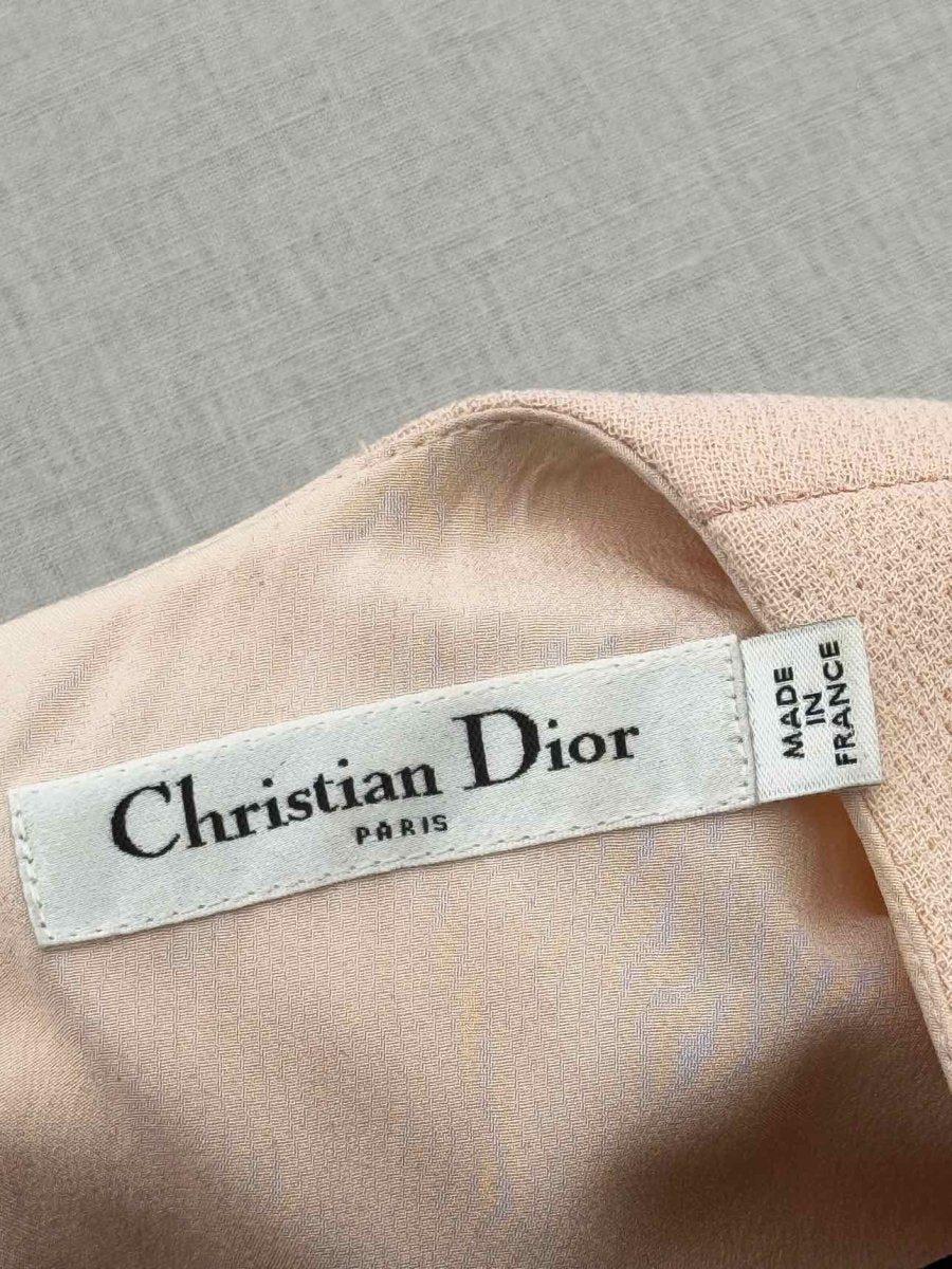 CHRISTIAN DIOR Peach Size US 4 Short Dress