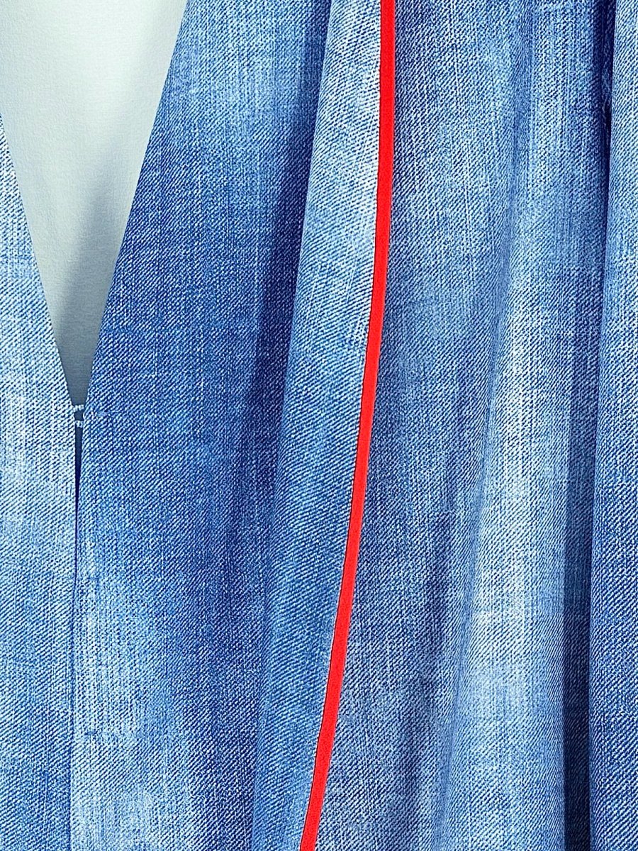 FENDI Blue w/ Red Pipeline Size US 8 Outfit Set