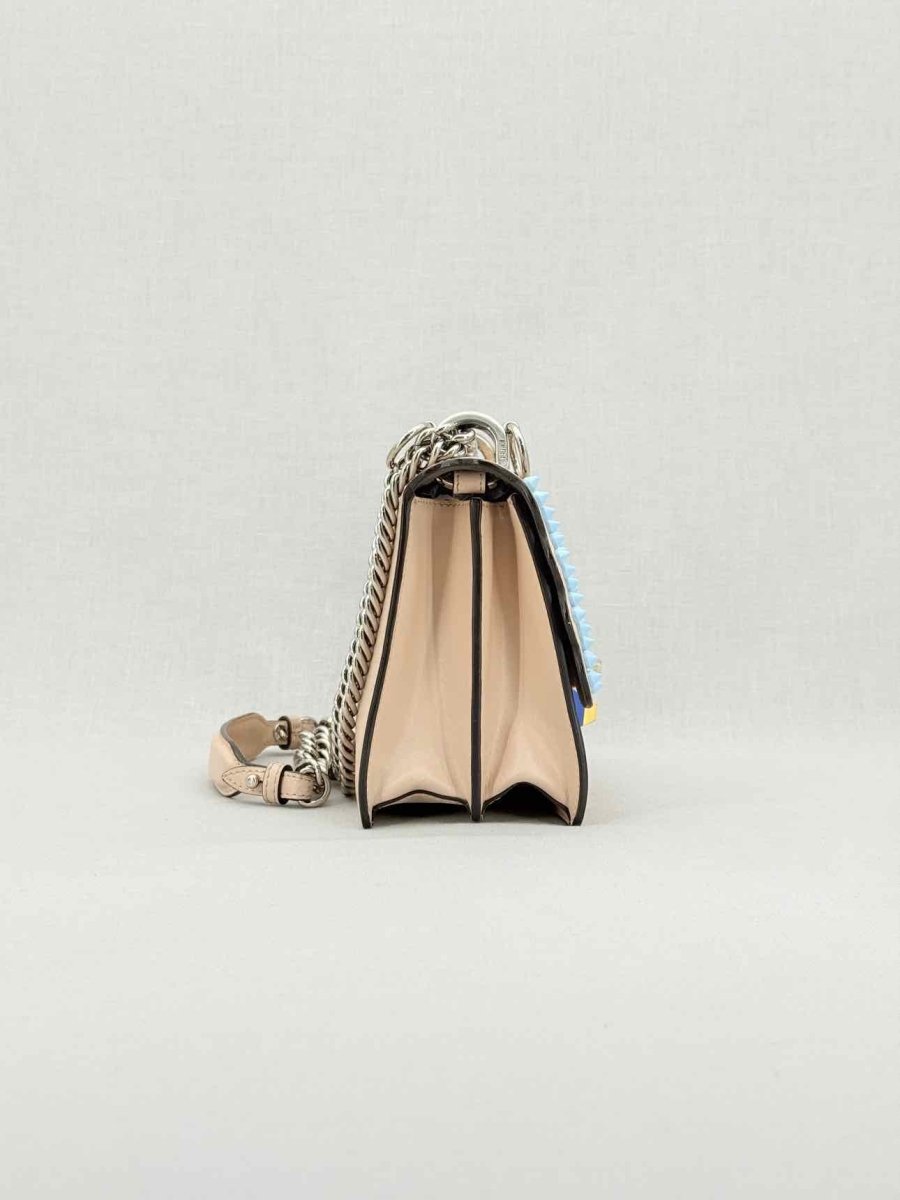 FENDI Kan I Pink Multicolor Shoulder Bag