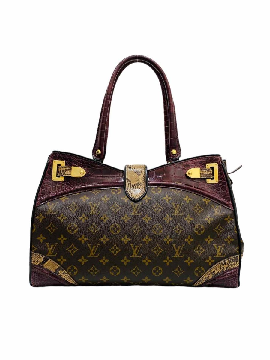 LOUIS VUITTON Brown/Burgundy Shoulder Bag