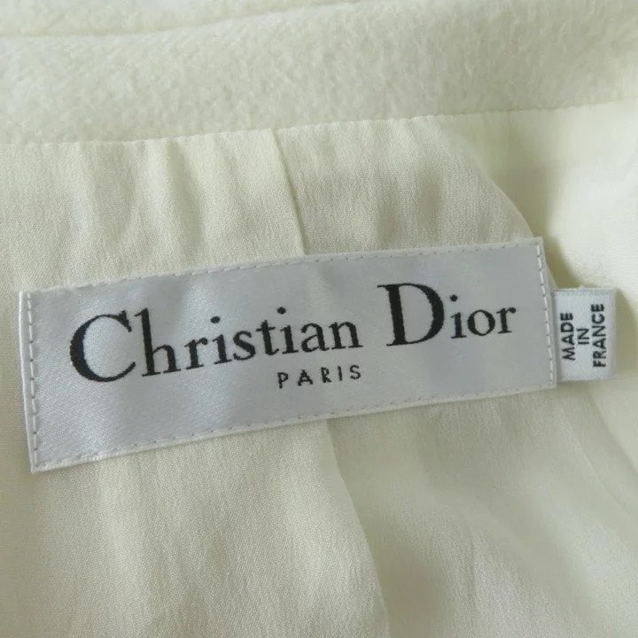 Christian Dior White Coat Size 34