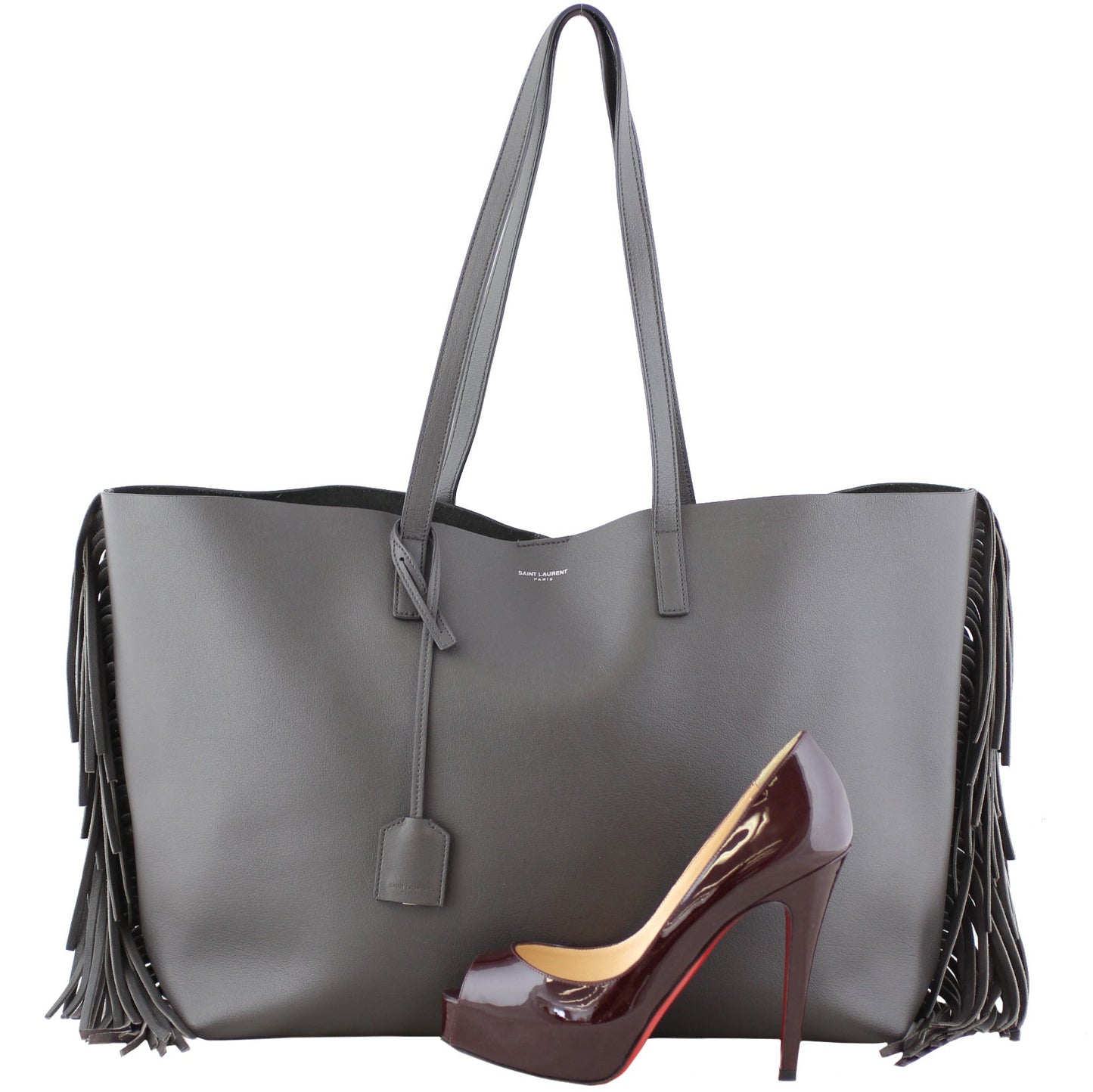 Saint Laurent Large Fringe Shopping Tote