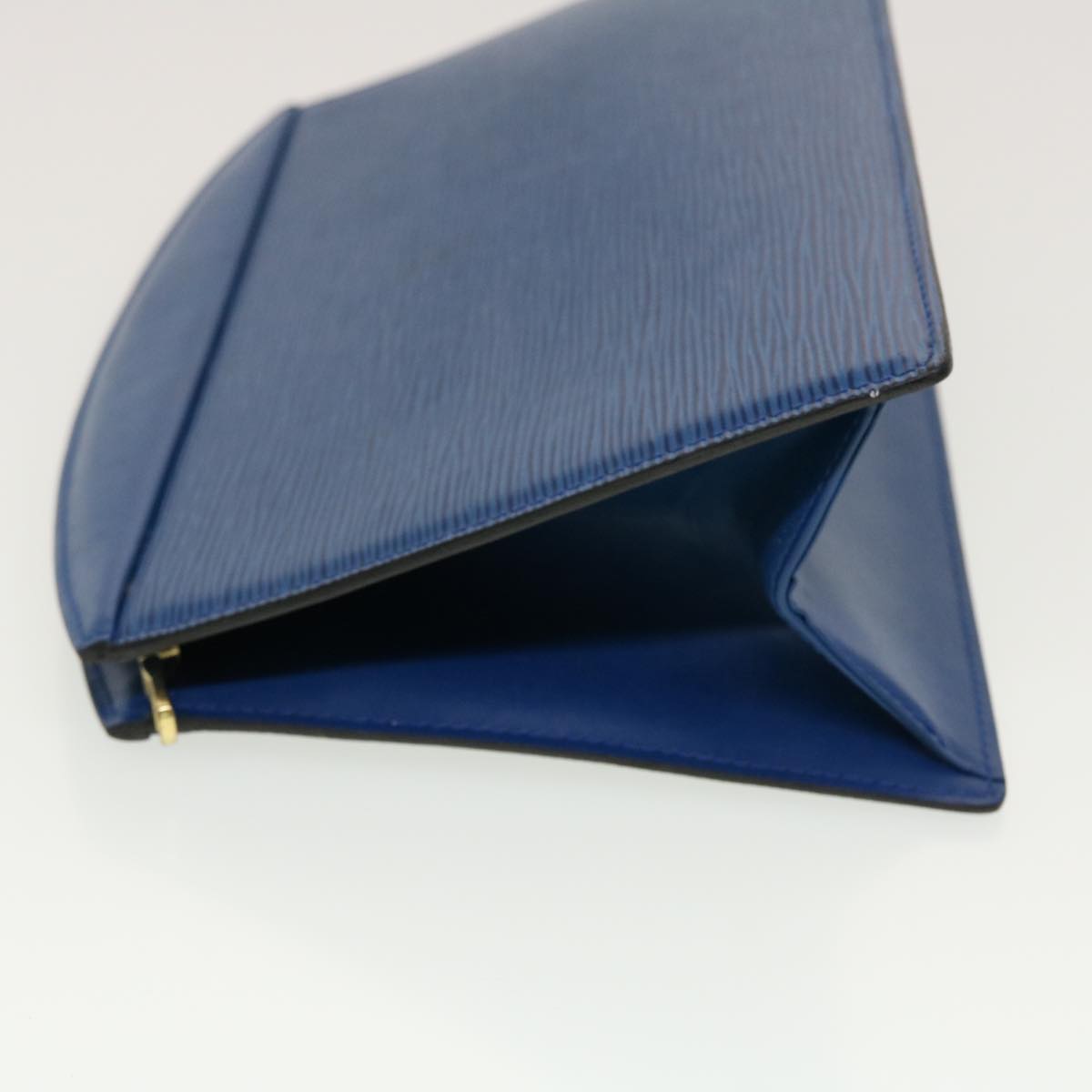 LOUIS VUITTON Epi Trousse Crete Clutch Bag Blue M48405 LV th3672