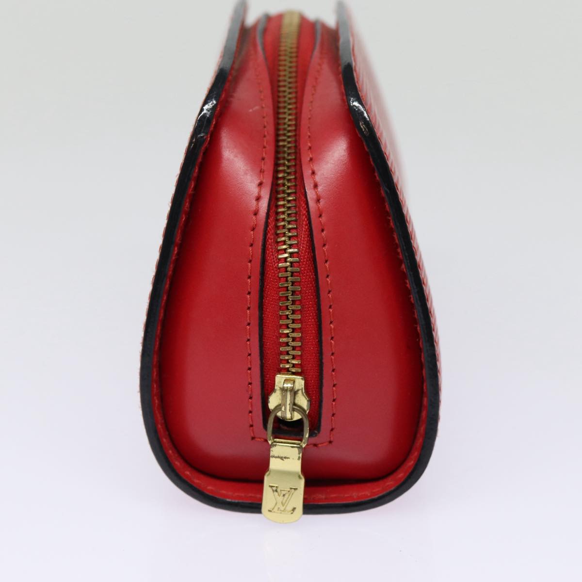 LOUIS VUITTON Epi Dauphine PM Pouch Castilian Red M48447 LV Auth ti2011