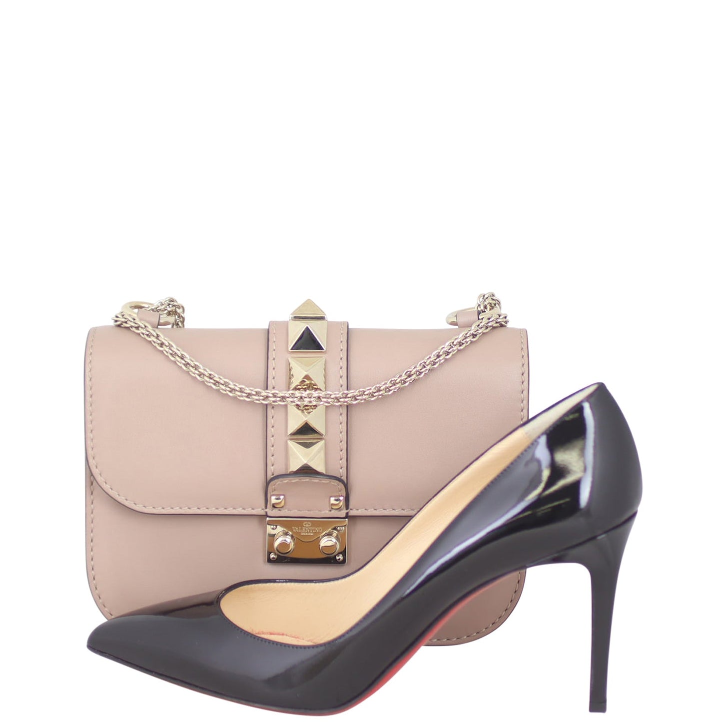 Valentino Glam Lock Small Shoulder Bag