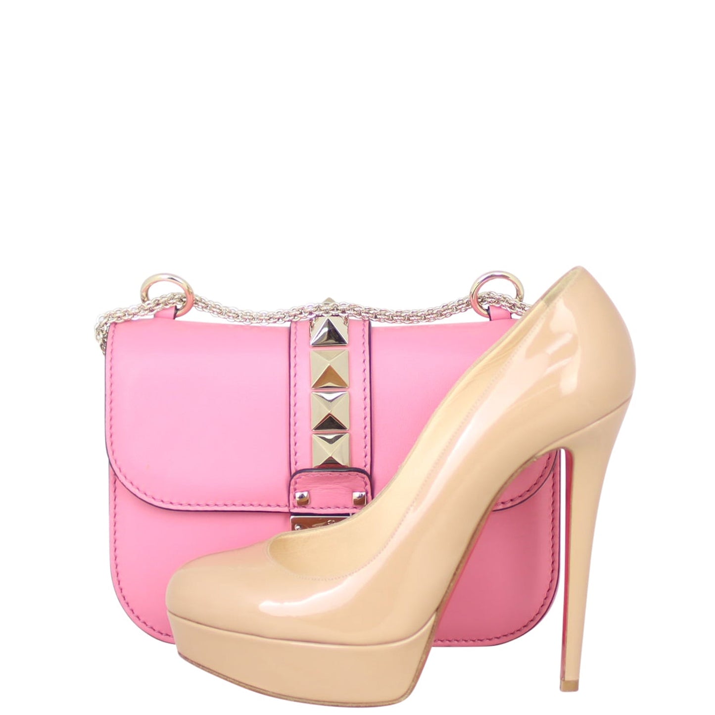 Valentino Glam Lock Small Shoulder Bag