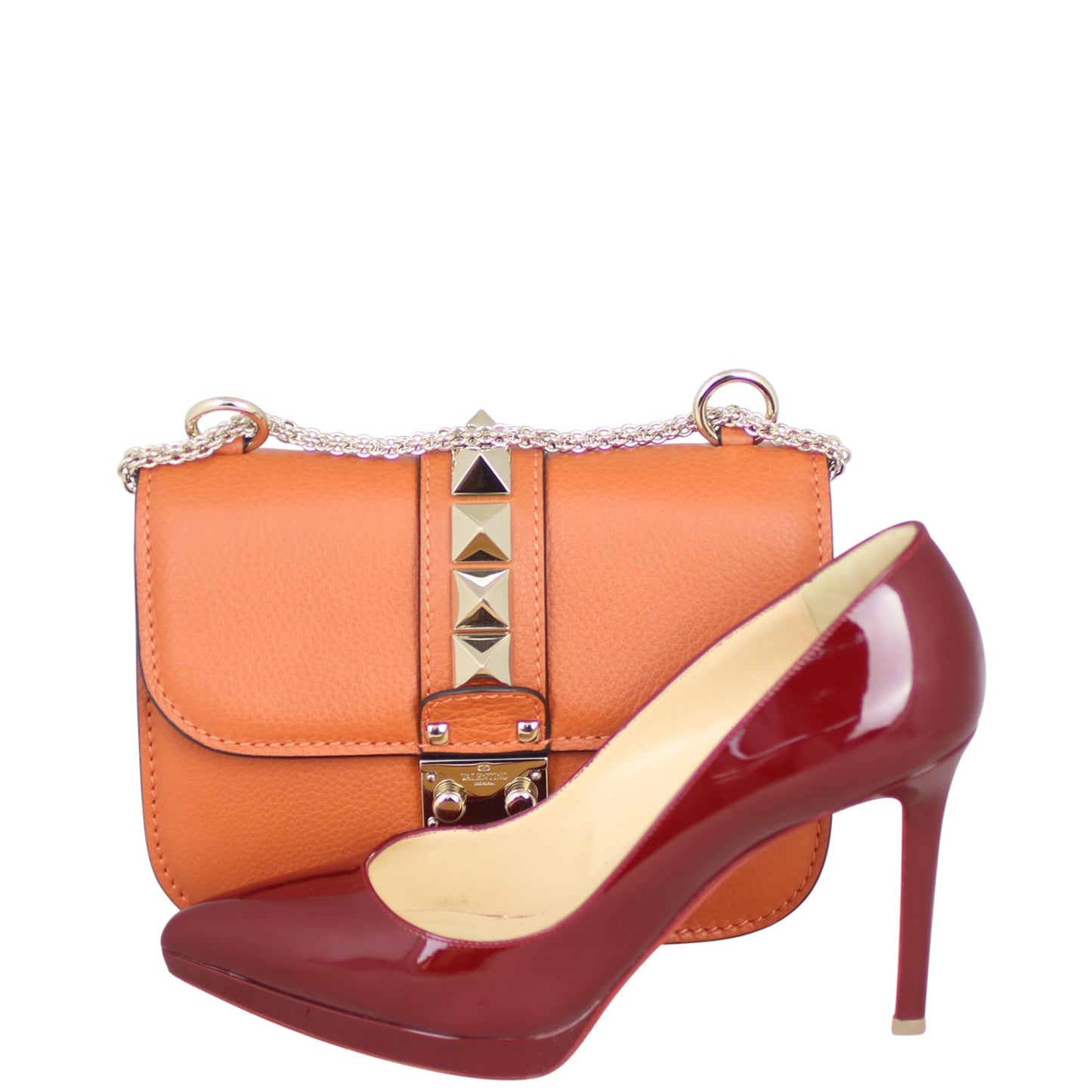 Valentino Glam Lock Small Shoulder Bag