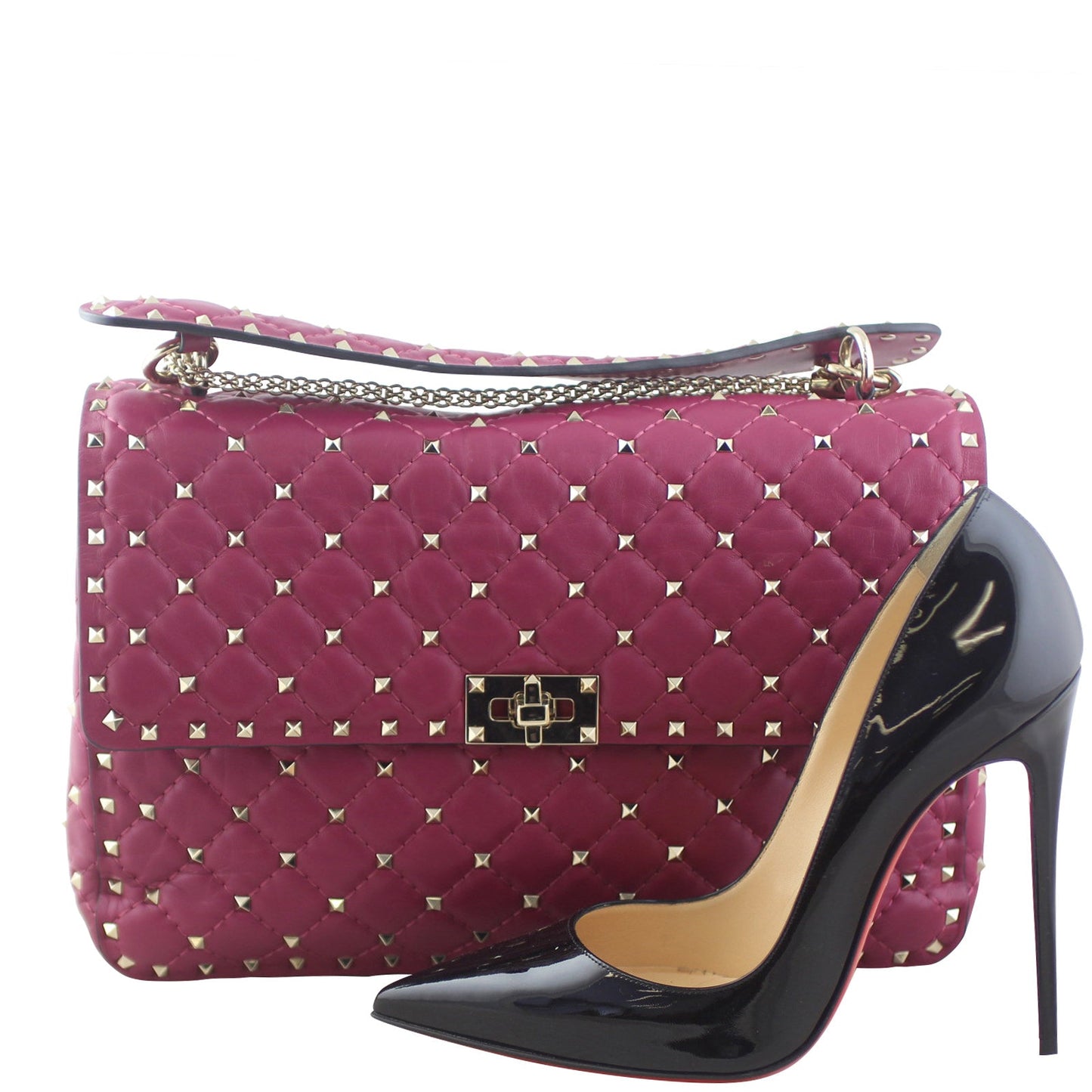 Valentino Rockstud Spike Large Shoulder Bag