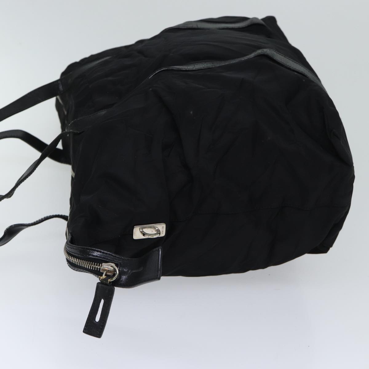 PRADA Shoulder Bag Nylon Black Auth yk11944