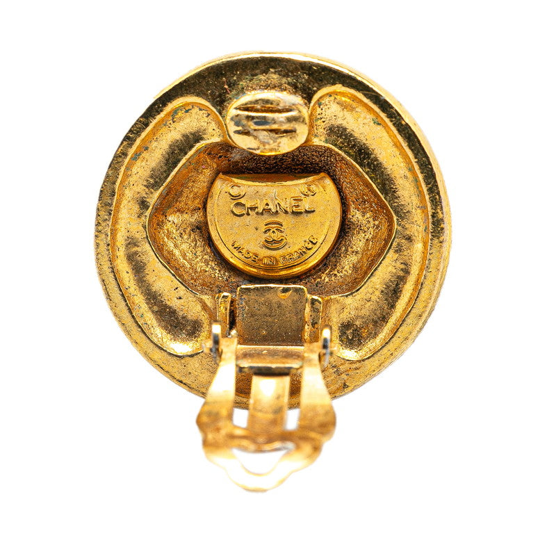 Chanel Gold Plated Earrings