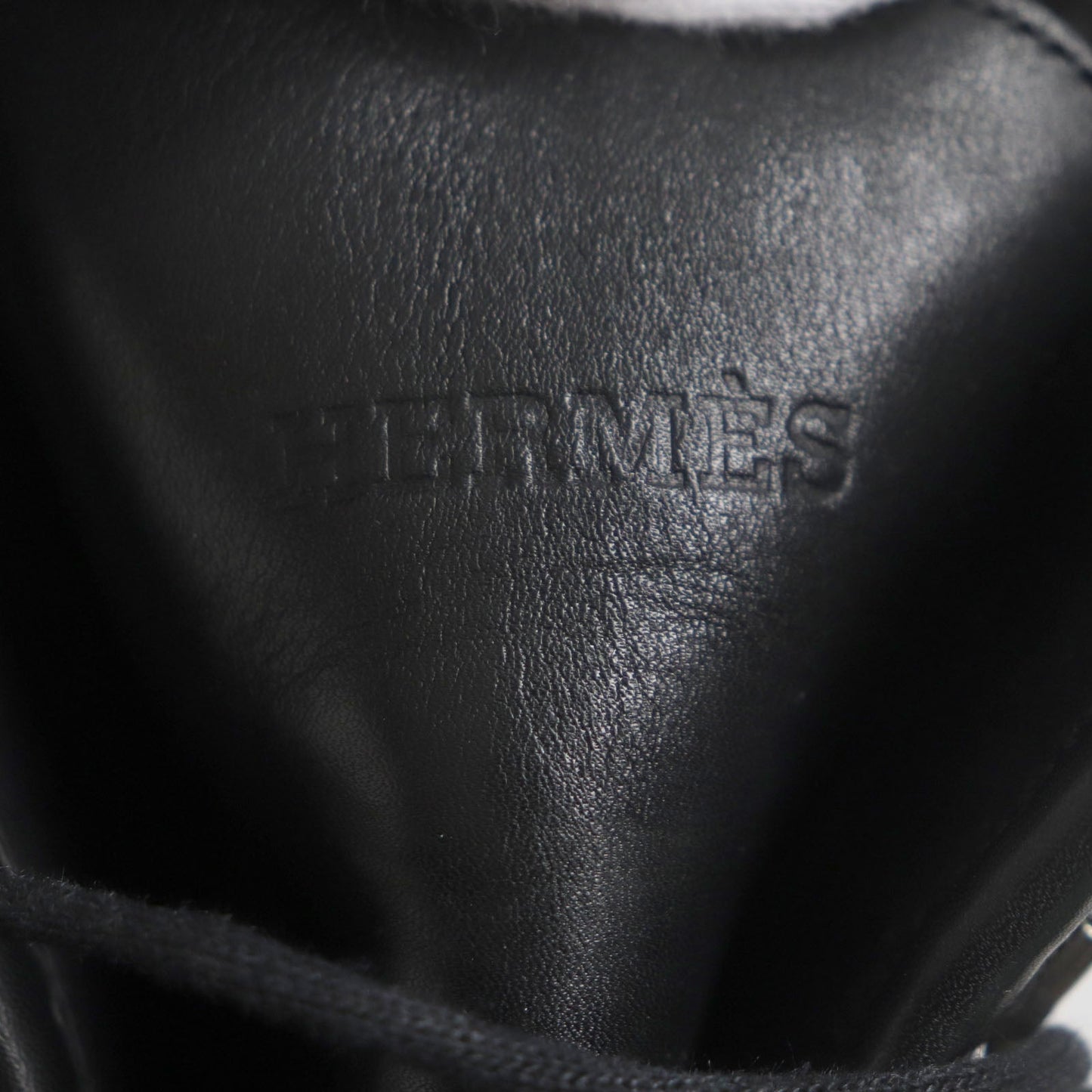 HERMES boots Main: Leather black mens 39.5  d