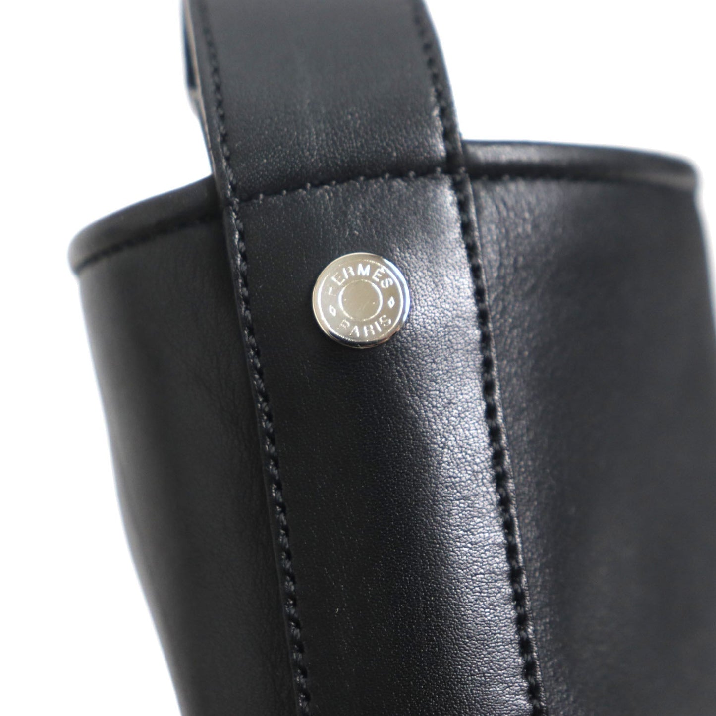 HERMES boots Main: Leather black mens 39.5  d