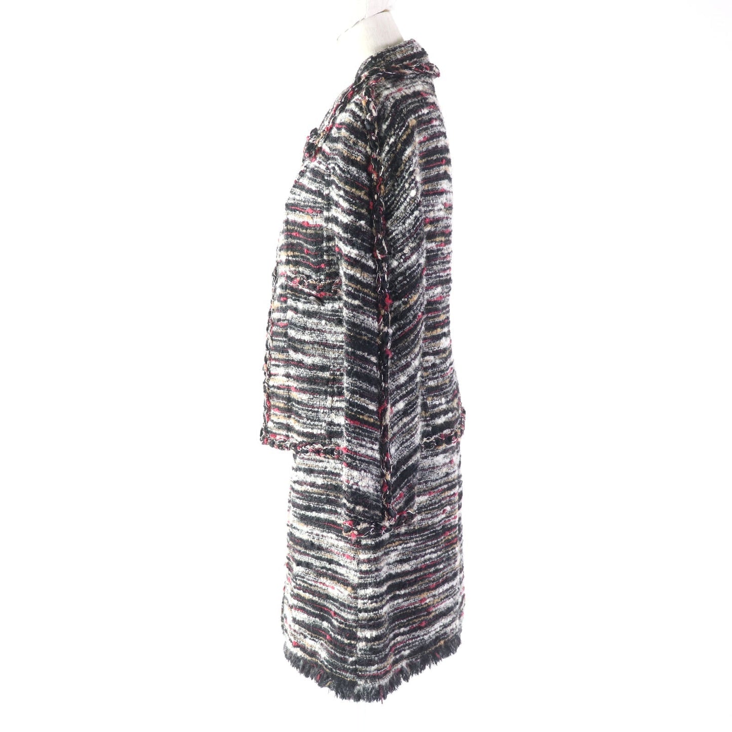 CHANEL setup P41820ï¿½EP41816 Outer material: 35% wool, Outer material: 32% cotton, Outer material: 19% alpaca, Outer material: 9% nylon, Outer material: 5% acrylic, Lining: 100% silk multicolor Women 38