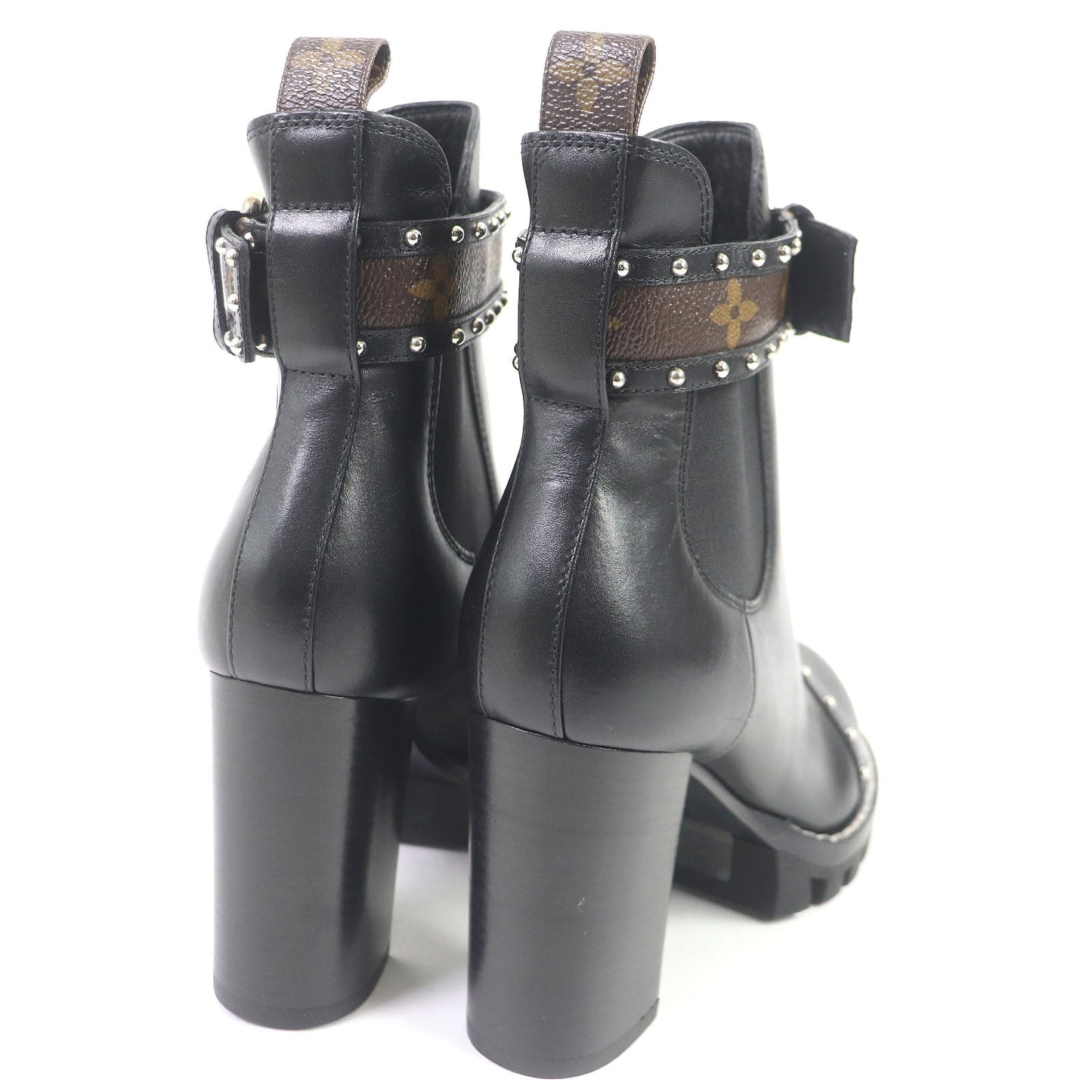LOUIS VUITTON Ankle boots Main: Leather black Star trail line Women 36  d