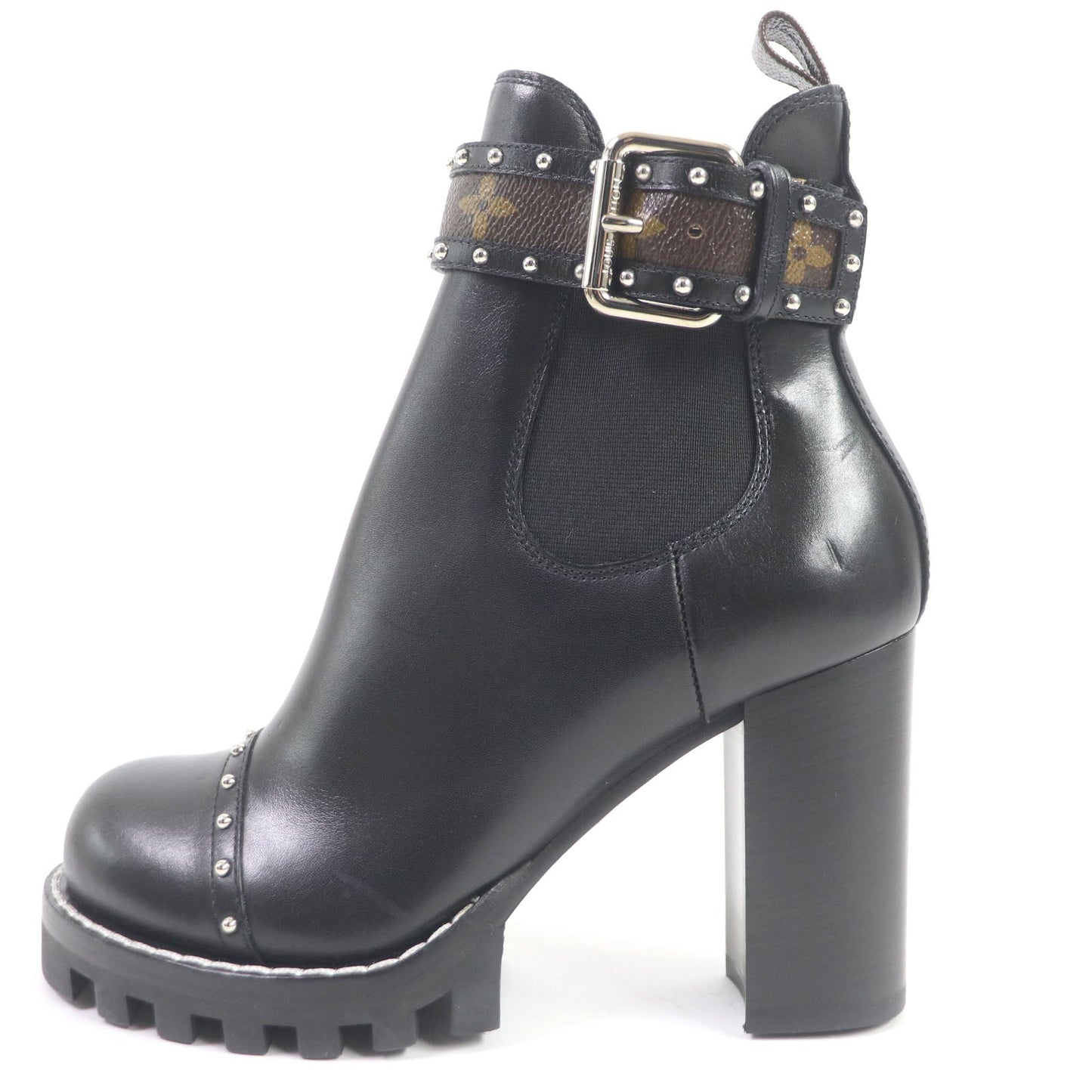 LOUIS VUITTON Ankle boots Main: Leather black Star trail line Women 36  d