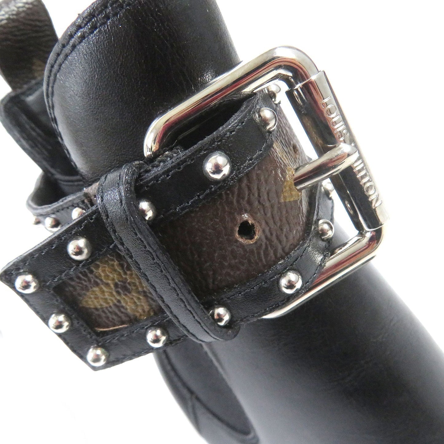 LOUIS VUITTON Ankle boots Main: Leather black Star trail line Women 36  d