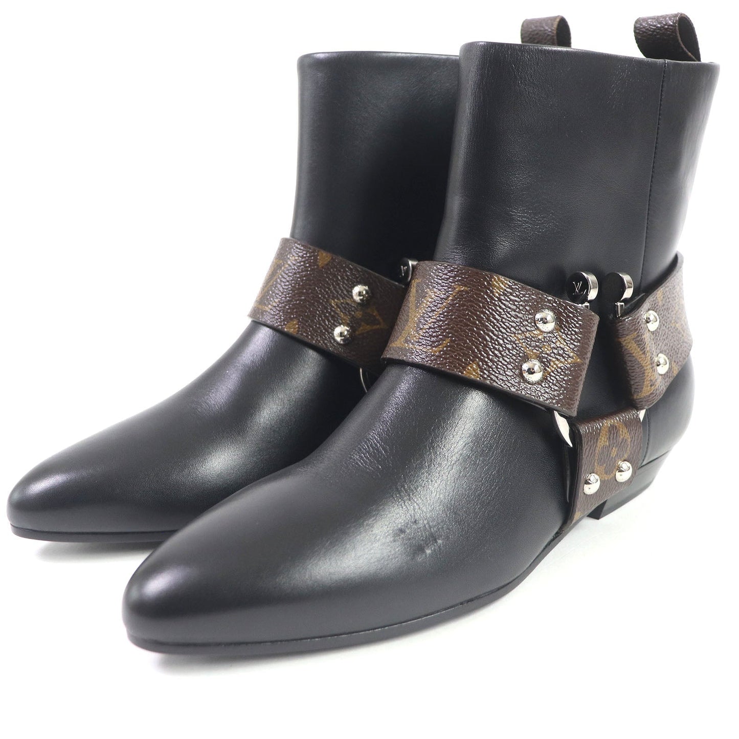 LOUIS VUITTON Ankle boots Main: Leather black Rhapsody line Women 36
