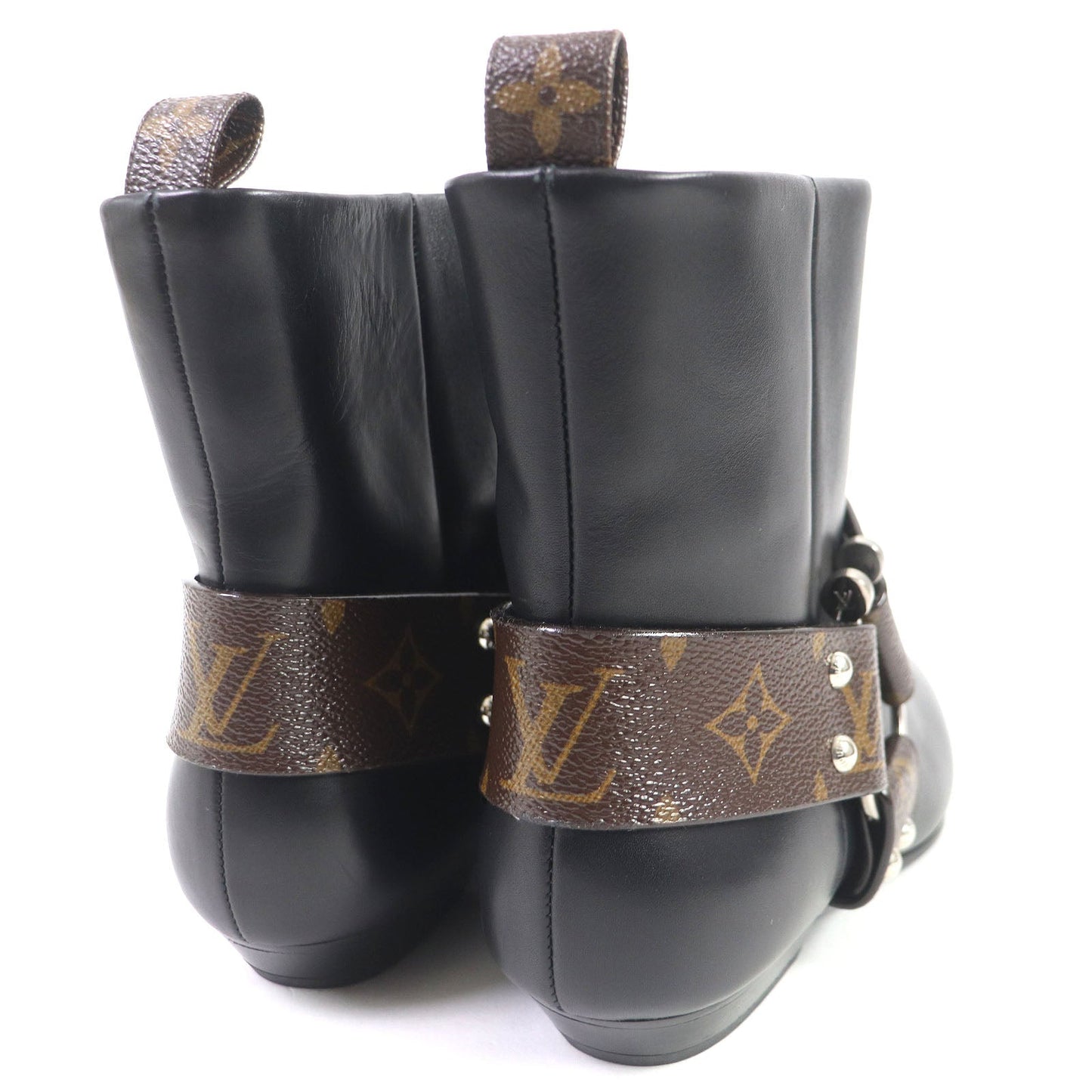 LOUIS VUITTON Ankle boots Main: Leather black Rhapsody line Women 36  d
