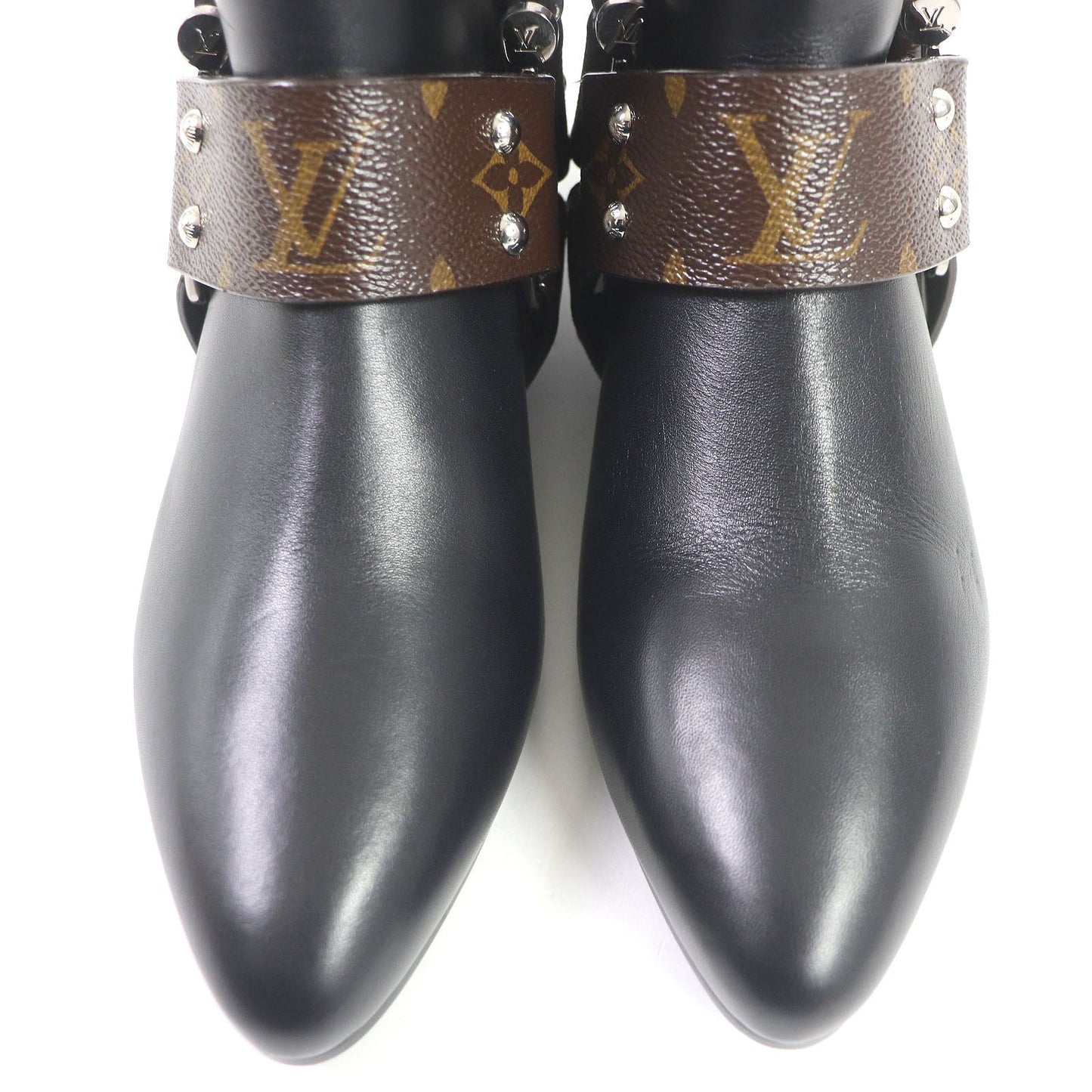 LOUIS VUITTON Ankle boots Main: Leather black Rhapsody line Women 36  d
