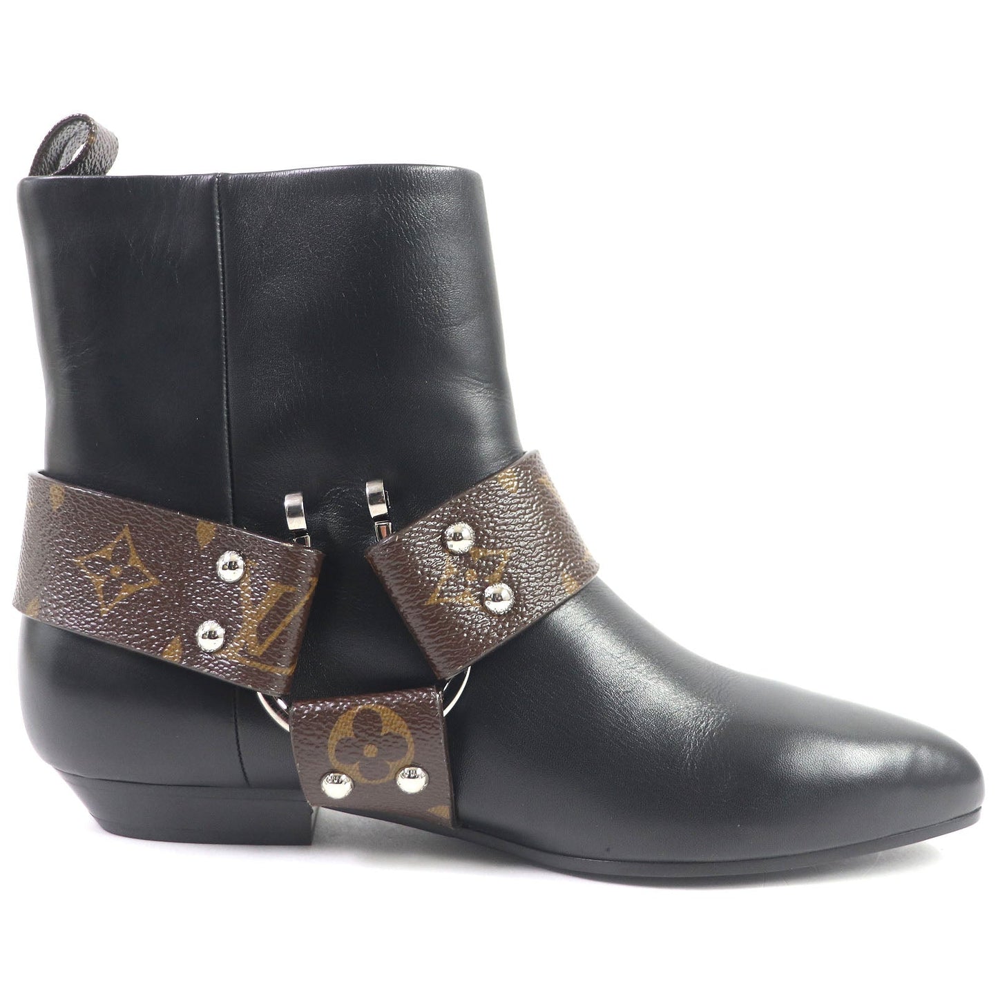 LOUIS VUITTON Ankle boots Main: Leather black Rhapsody line Women 36  d