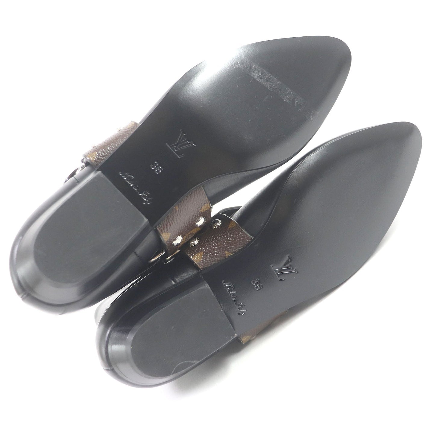 LOUIS VUITTON Ankle boots Main: Leather black Rhapsody line Women 36  d