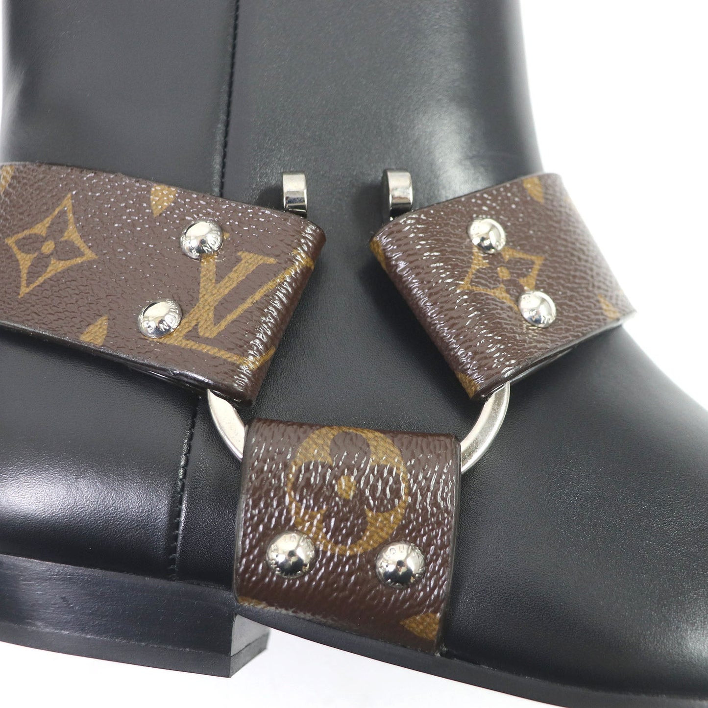 LOUIS VUITTON Ankle boots Main: Leather black Rhapsody line Women 36  d