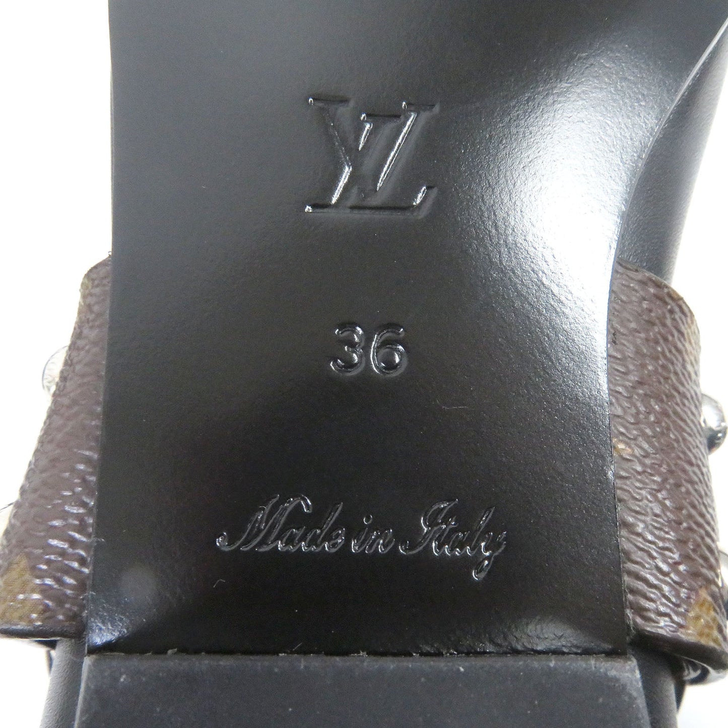 LOUIS VUITTON Ankle boots Main: Leather black Rhapsody line Women 36  d