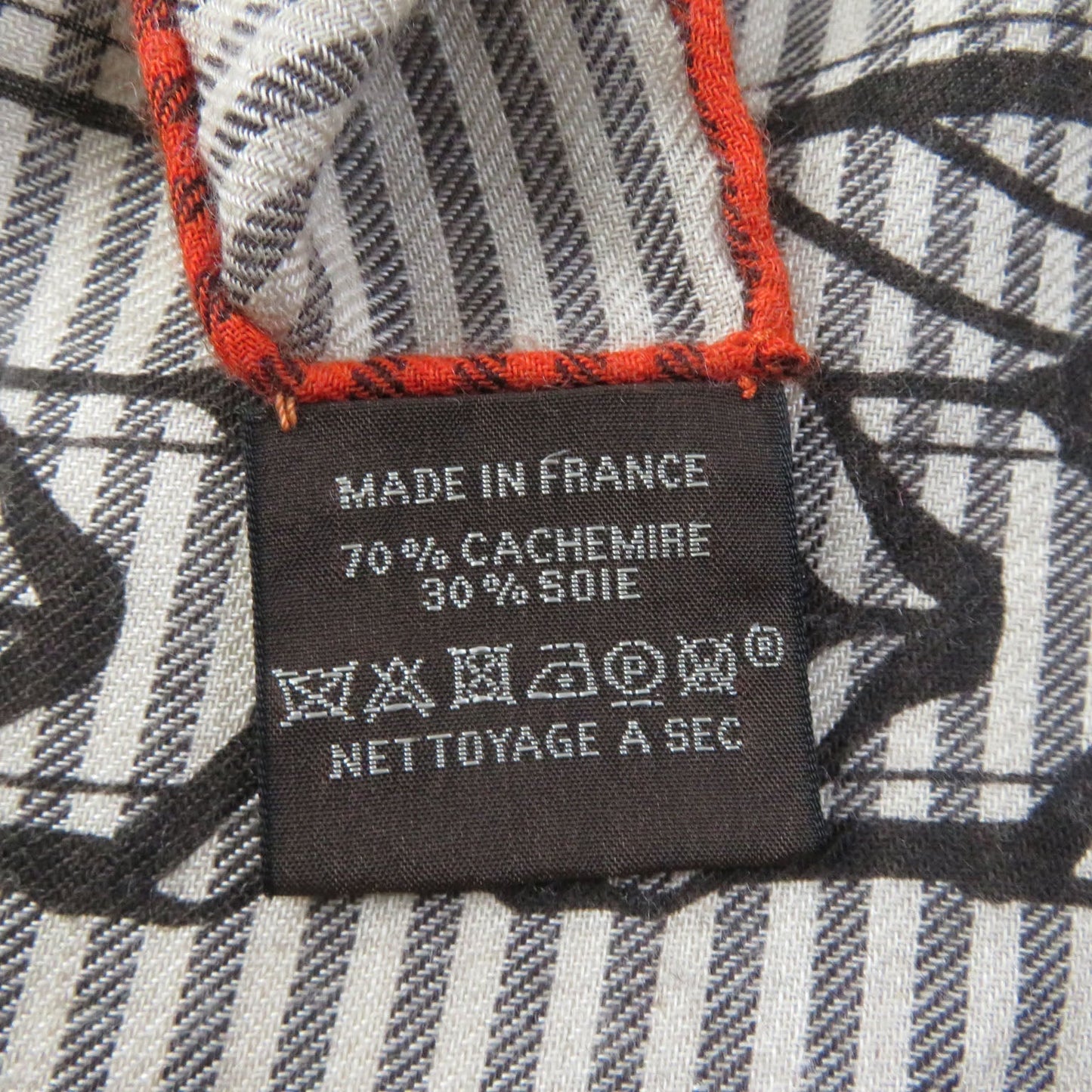 HERMES Stall 243544S cashmere multicolor Caléjean 140 Riding equipment Panoplie Equestre