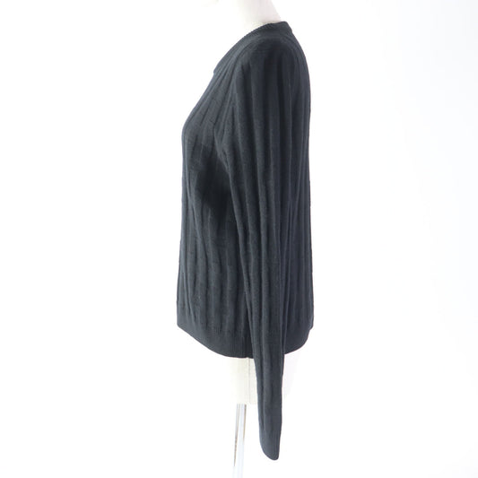 HERMES sweater wool black 42