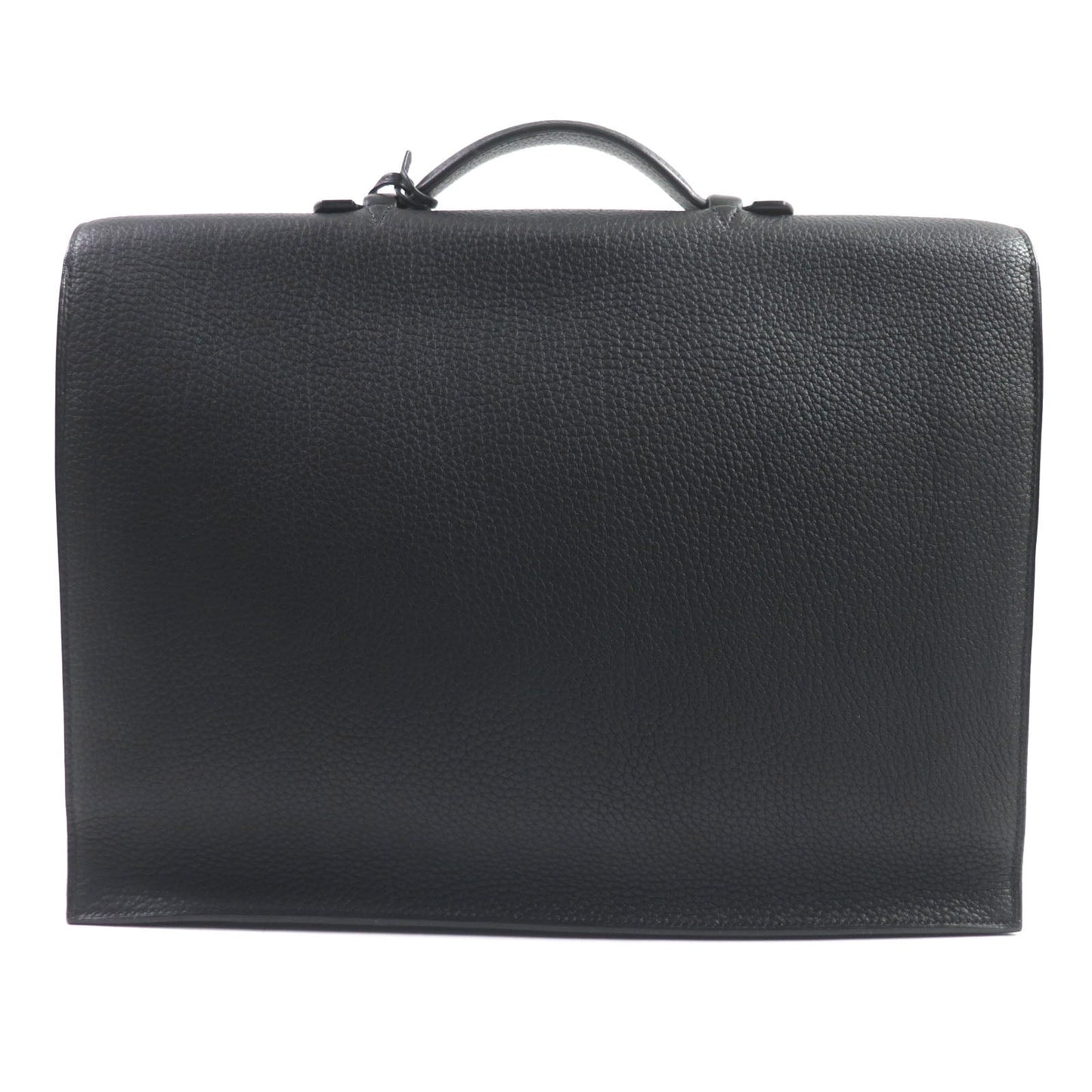 HERMES Briefcase Togo black Sac Adepeche 38 mens  d