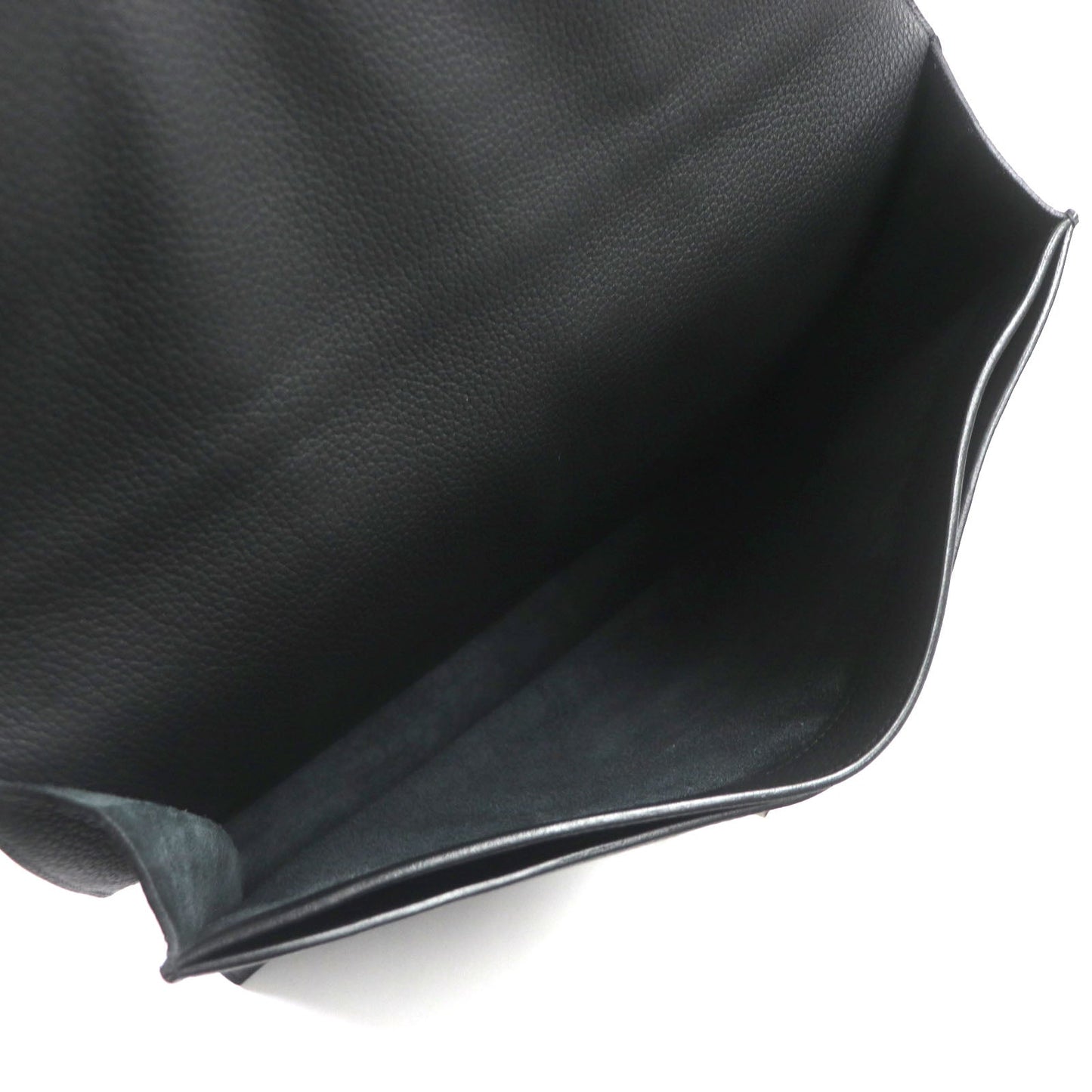 HERMES Briefcase Togo black Sac Adepeche 38 mens  d