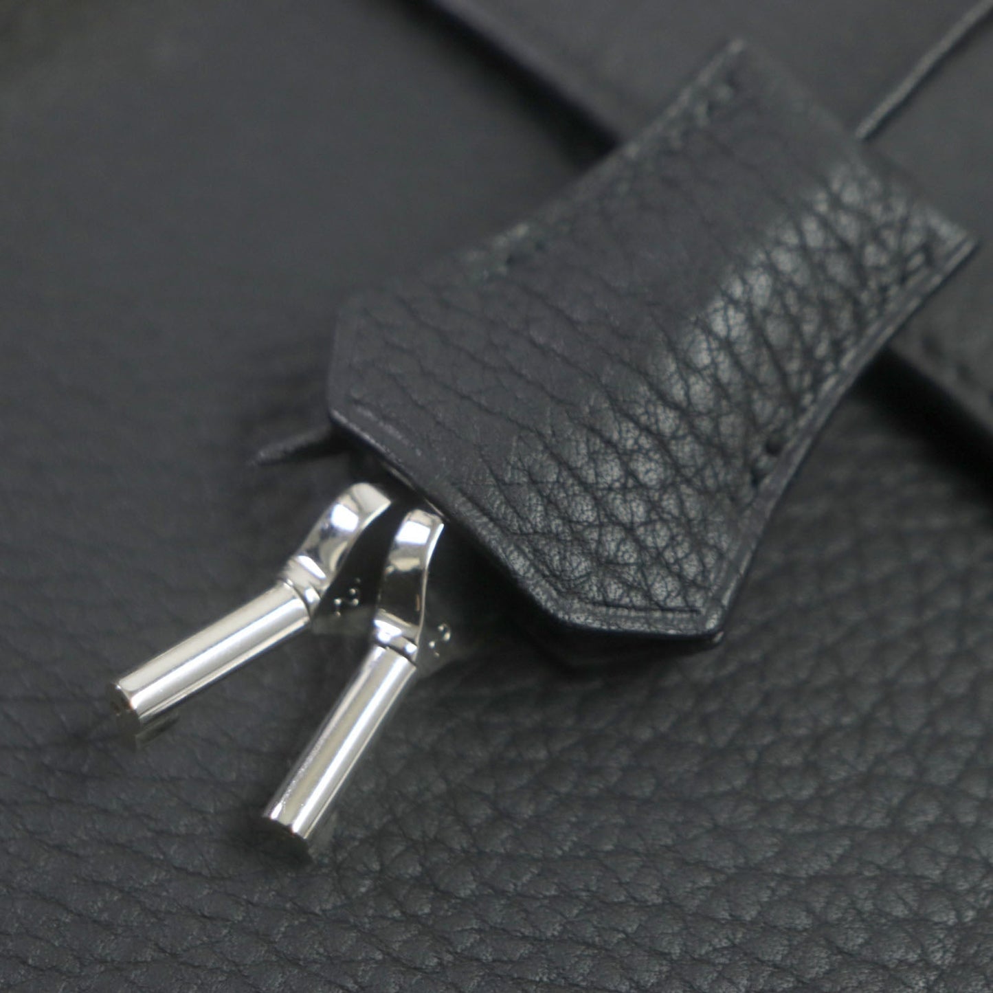 HERMES Briefcase Togo black Sac Adepeche 38 mens  d