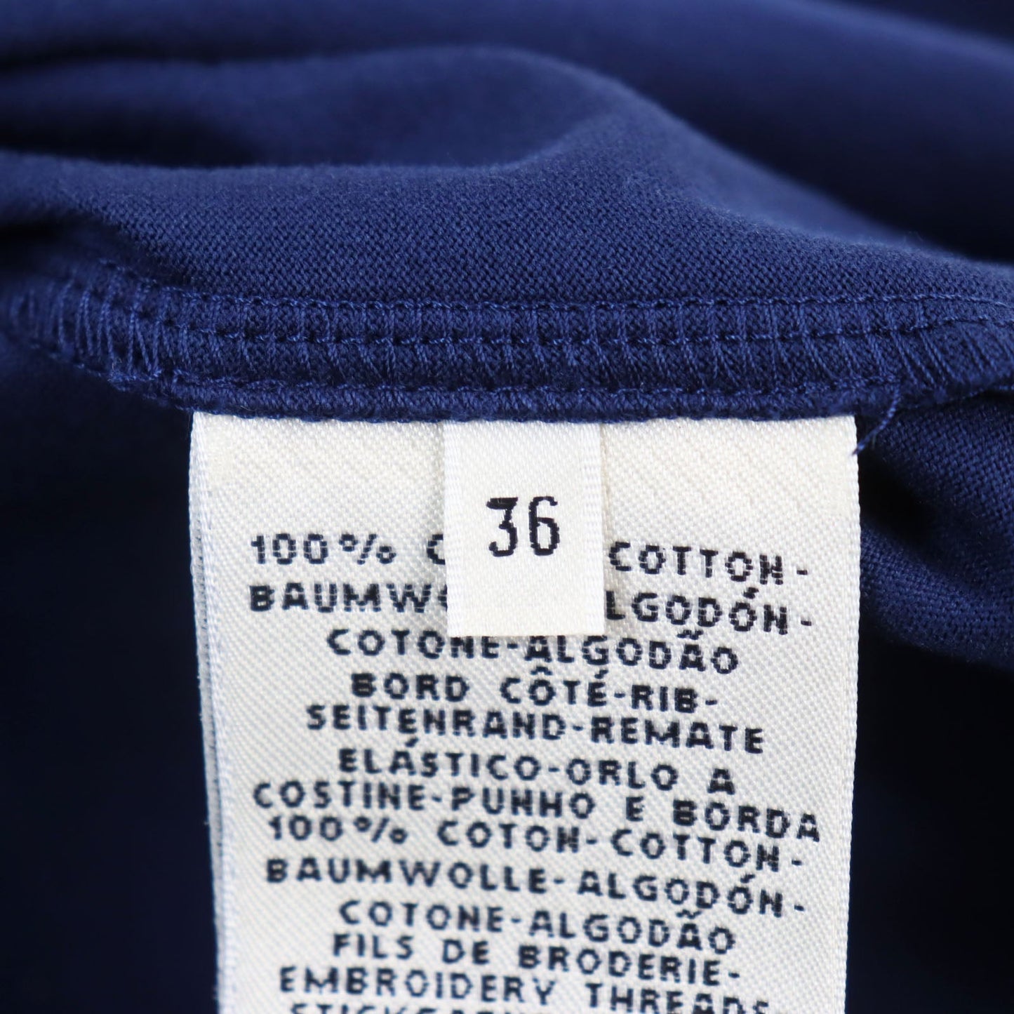 HERMES Short sleeve T-shirt cotton blue 36