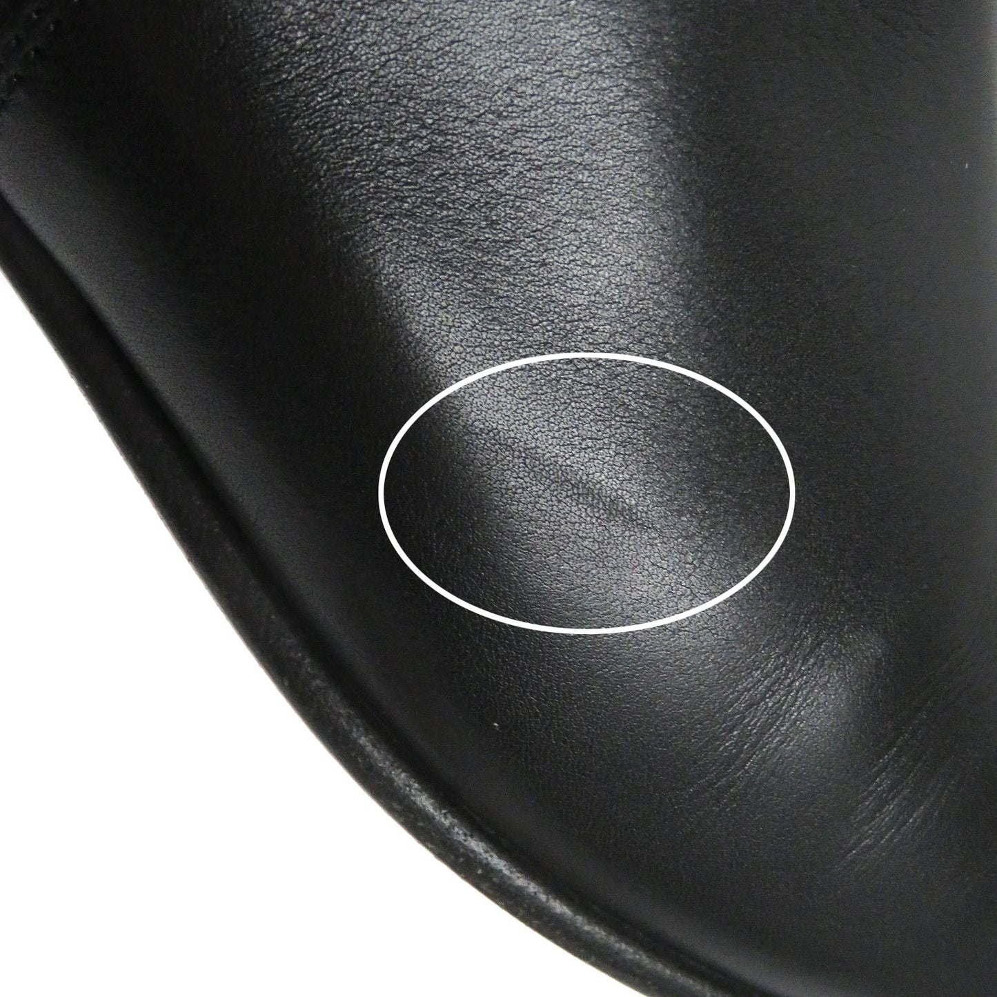 HERMES short boots H162133Z Main: Leather black Neo Women 36.5  d