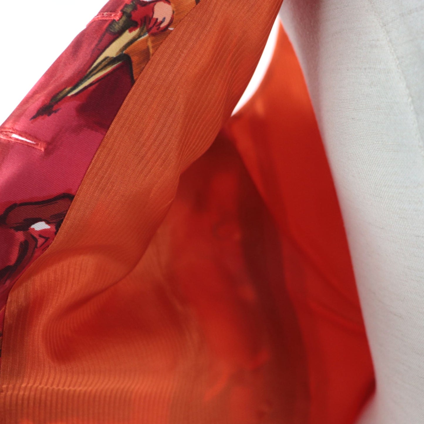 HERMES Best Main: 100% silk, Main: 100% acetate, Lining: 100% acetate Orange type CONCERTO Concerto Women 38  d