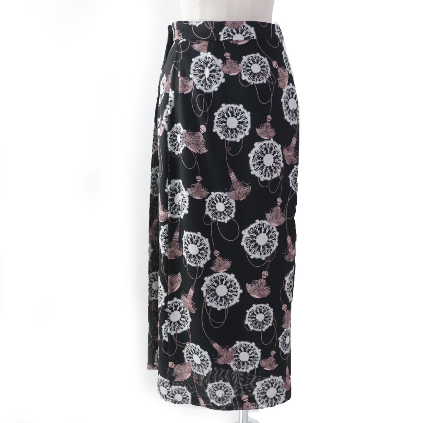 HERMES Wrap skirt 2E0312D2 silk multicolor liquetis Aquarelle 36